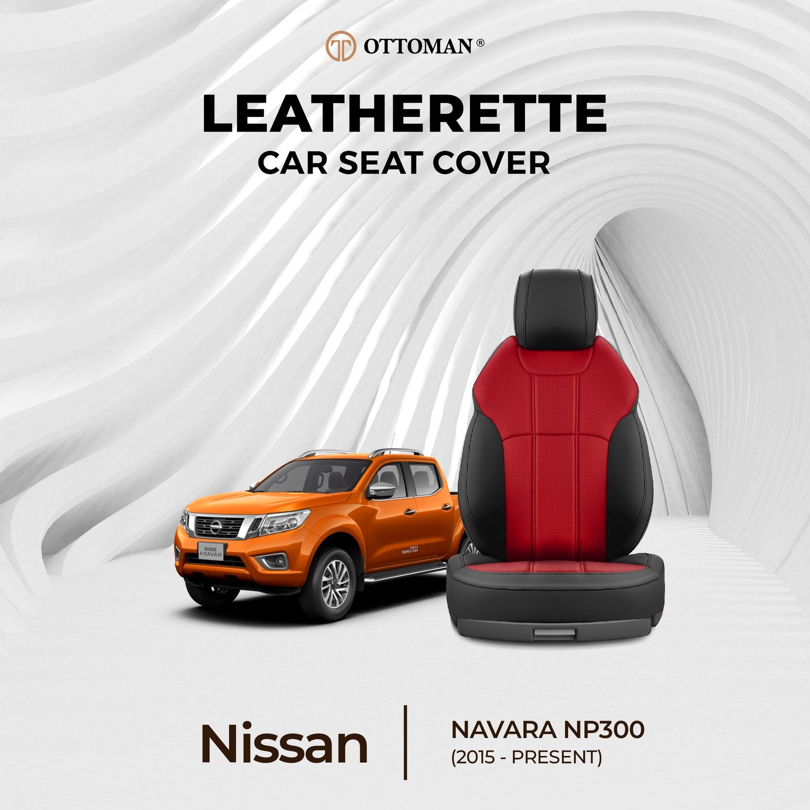 Nissan Navara NP300 (2015-Present) Ottoman Seat Cover - Ottoman Car Mats