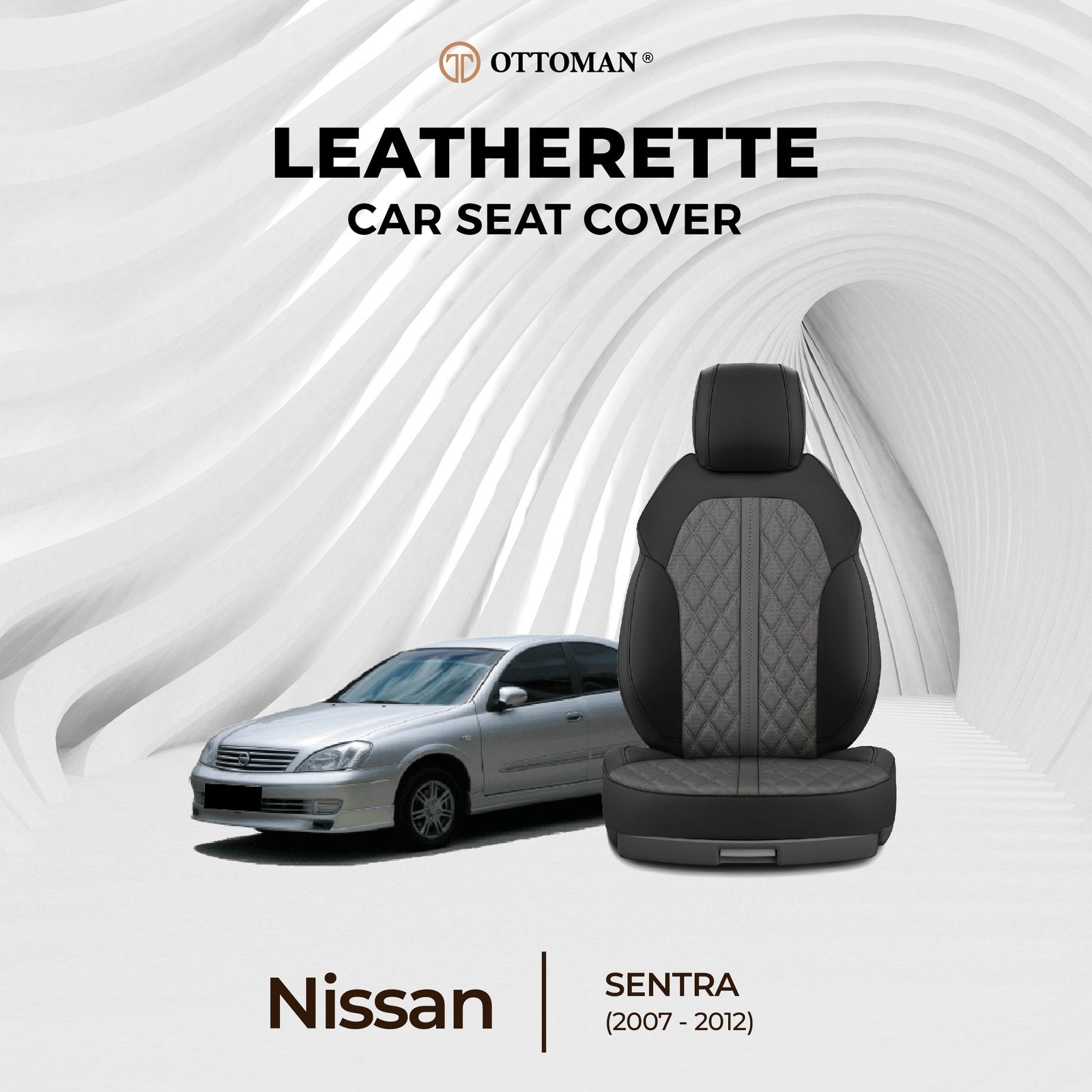 Nissan Sentra (2007-2012) Ottoman Seat Cover - Ottoman Car Mats