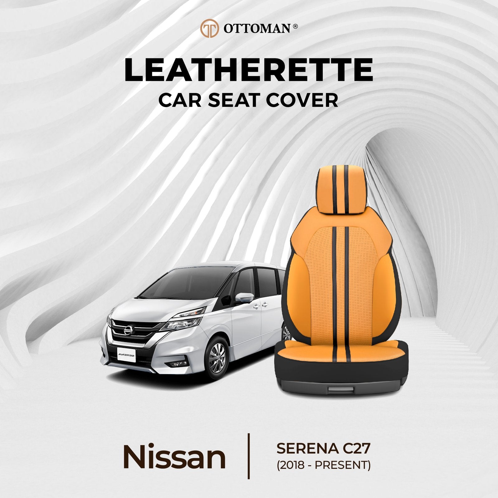 Nissan Serena C27 (2018-Present) Ottoman Seat Cover - Ottoman Car Mats