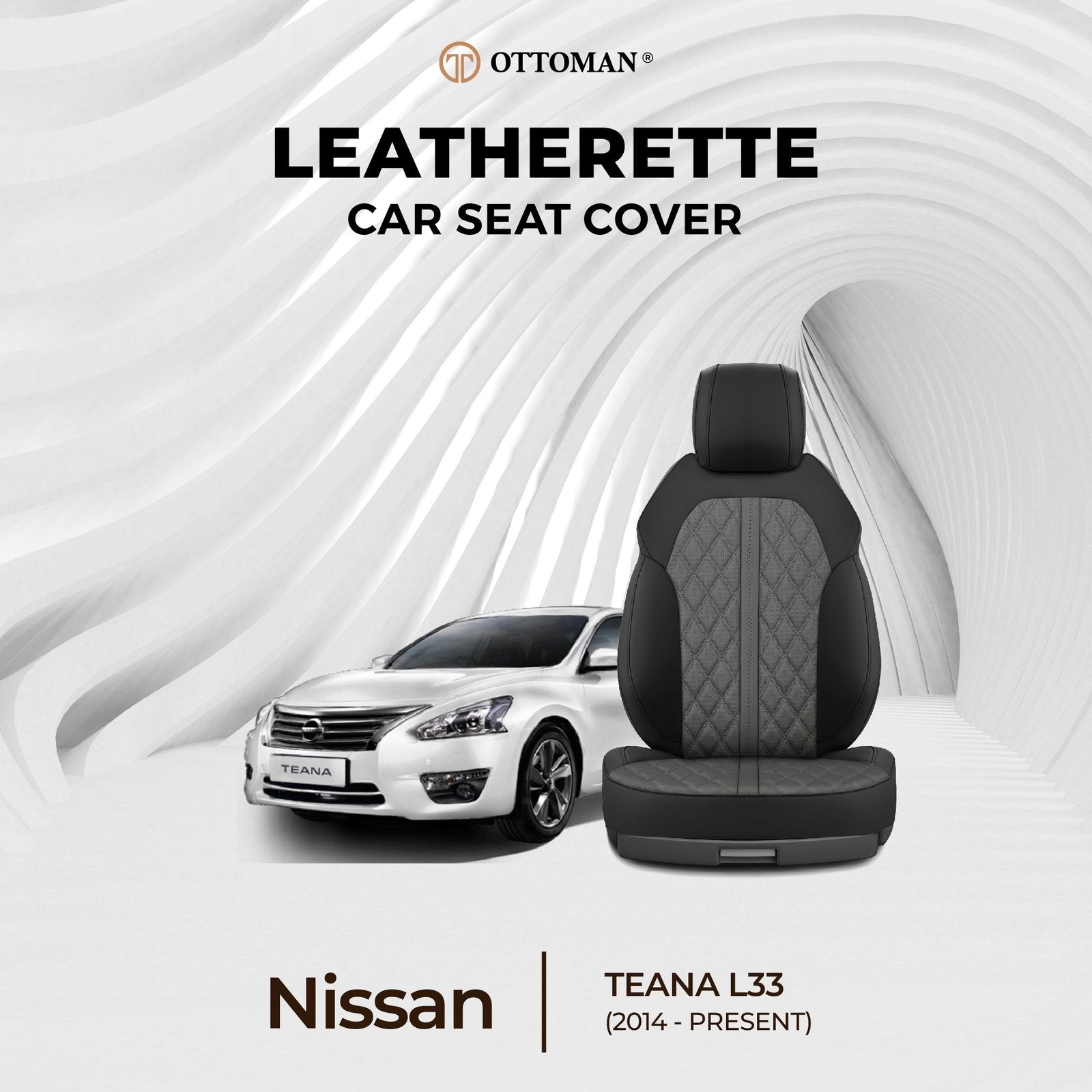 Nissan Teana L33 (2014-Present) Ottoman Seat Cover - Ottoman Car Mats