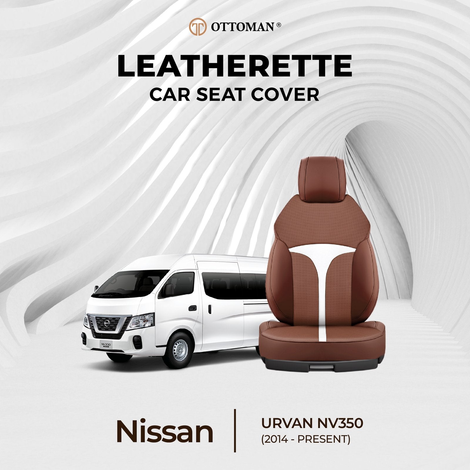 Nissan Urvan NV350 (2014-Present) Ottoman Seat Cover - Ottoman Car Mats