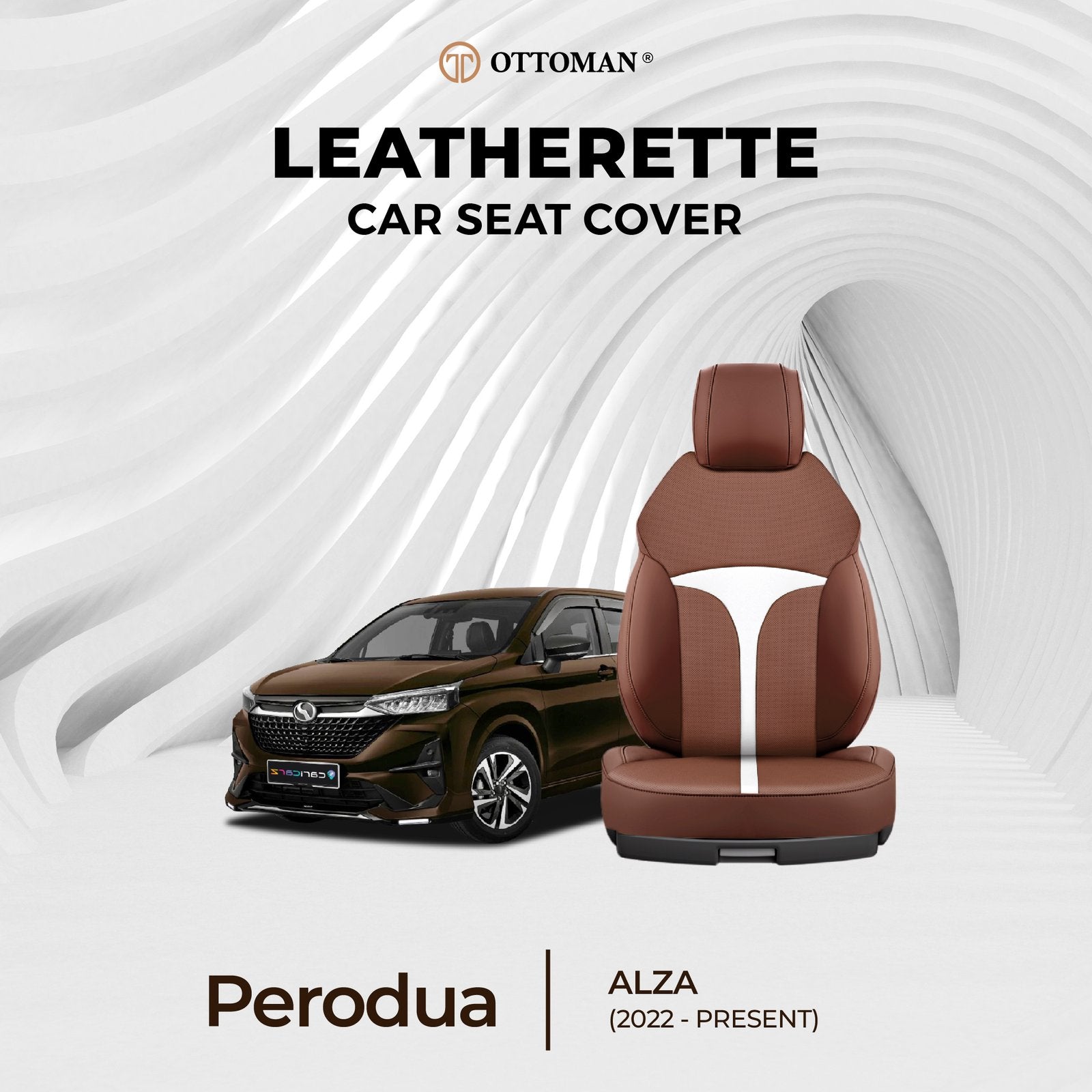 Perodua Alza (2022-Present) Ottoman Seat Cover - Ottoman Car Mats