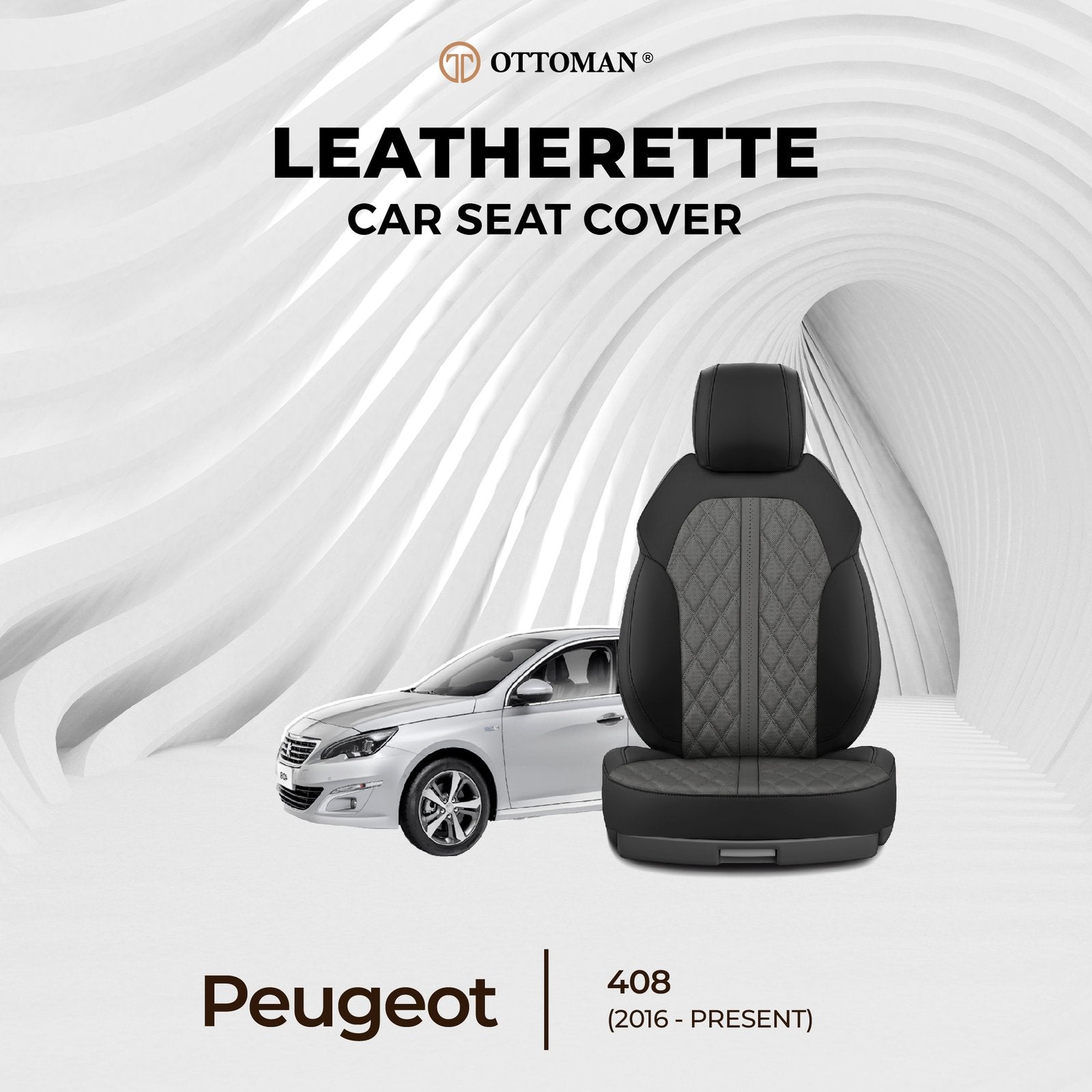 Peugeot 408 (2016-2023) Ottoman Seat Cover - Ottoman Car Mats