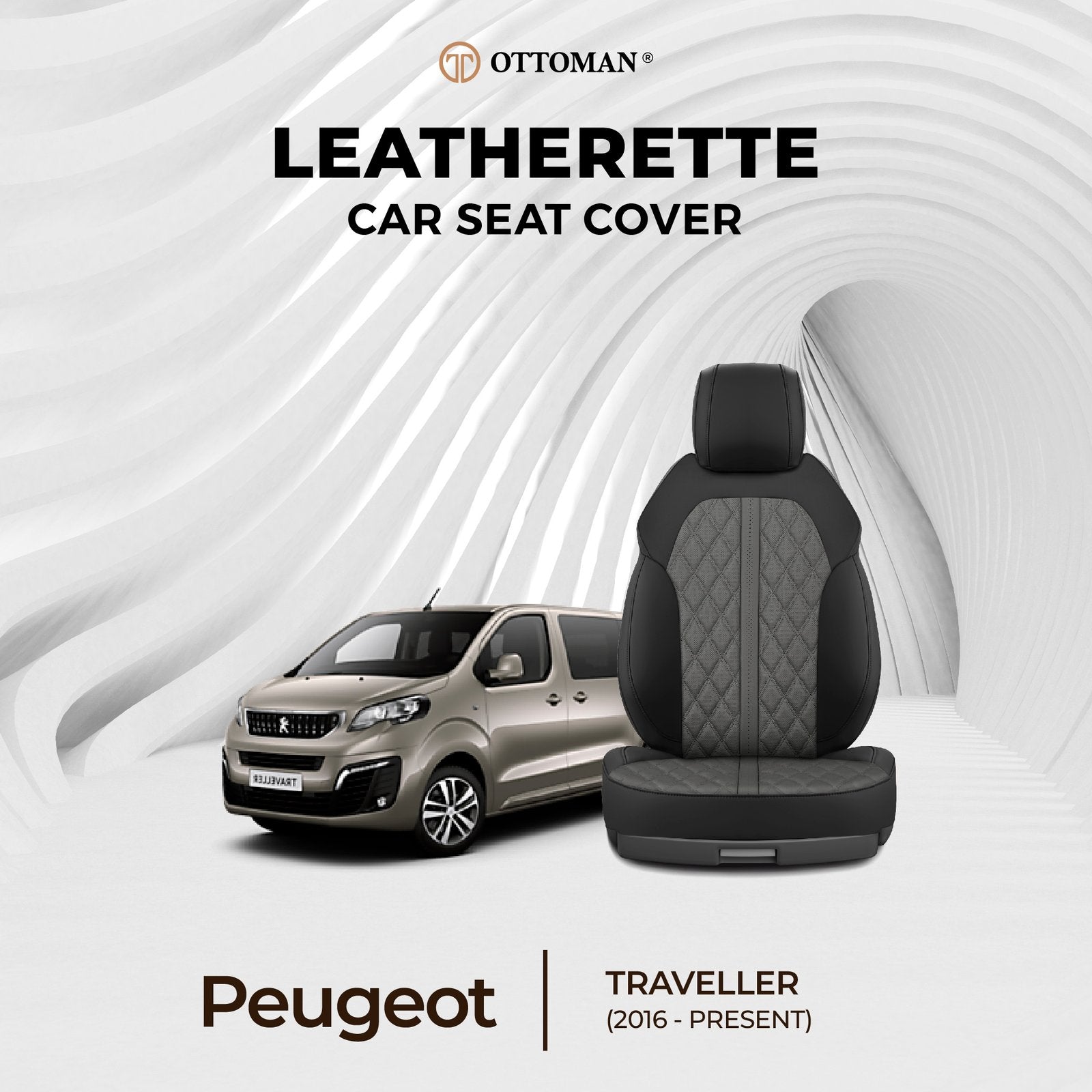 Peugeot Traveller (2016-Present) Ottoman Seat Cover - Ottoman Car Mats