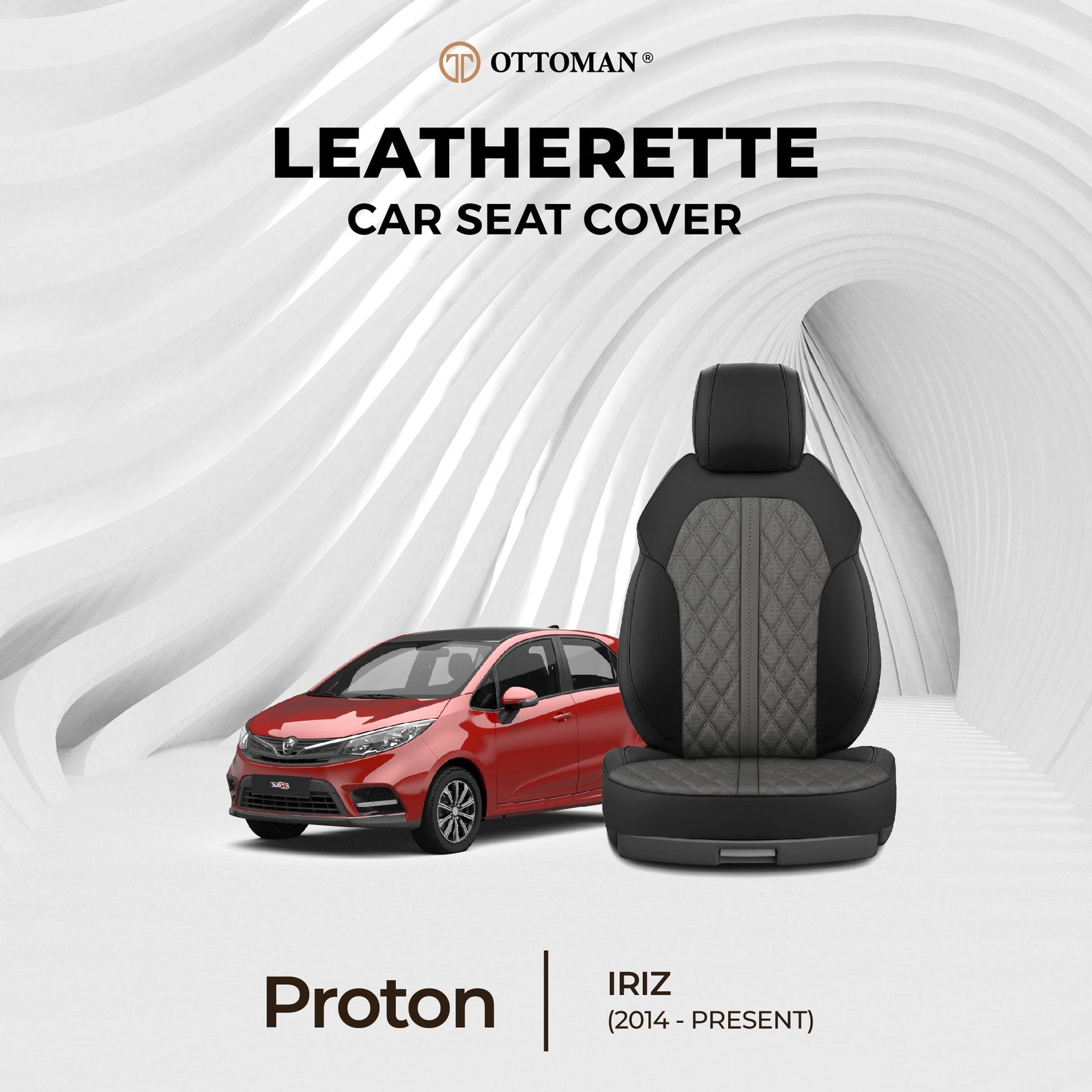 Proton Iriz (2014-Present) Ottoman Seat Cover - Ottoman Car Mats