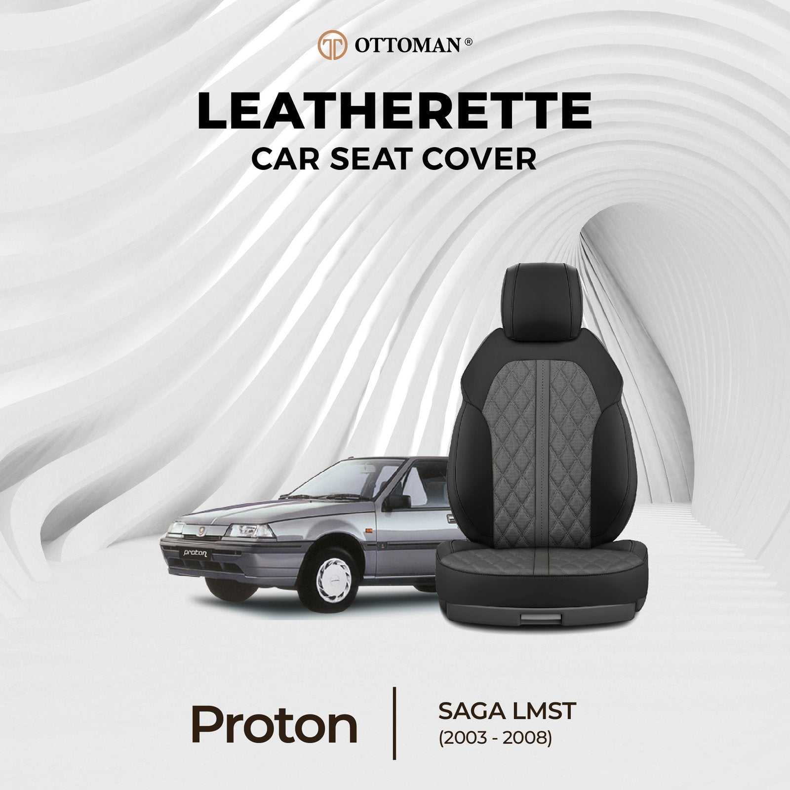 Proton Saga LMST (2003-2008) Ottoman Seat Cover - Ottoman Car Mats