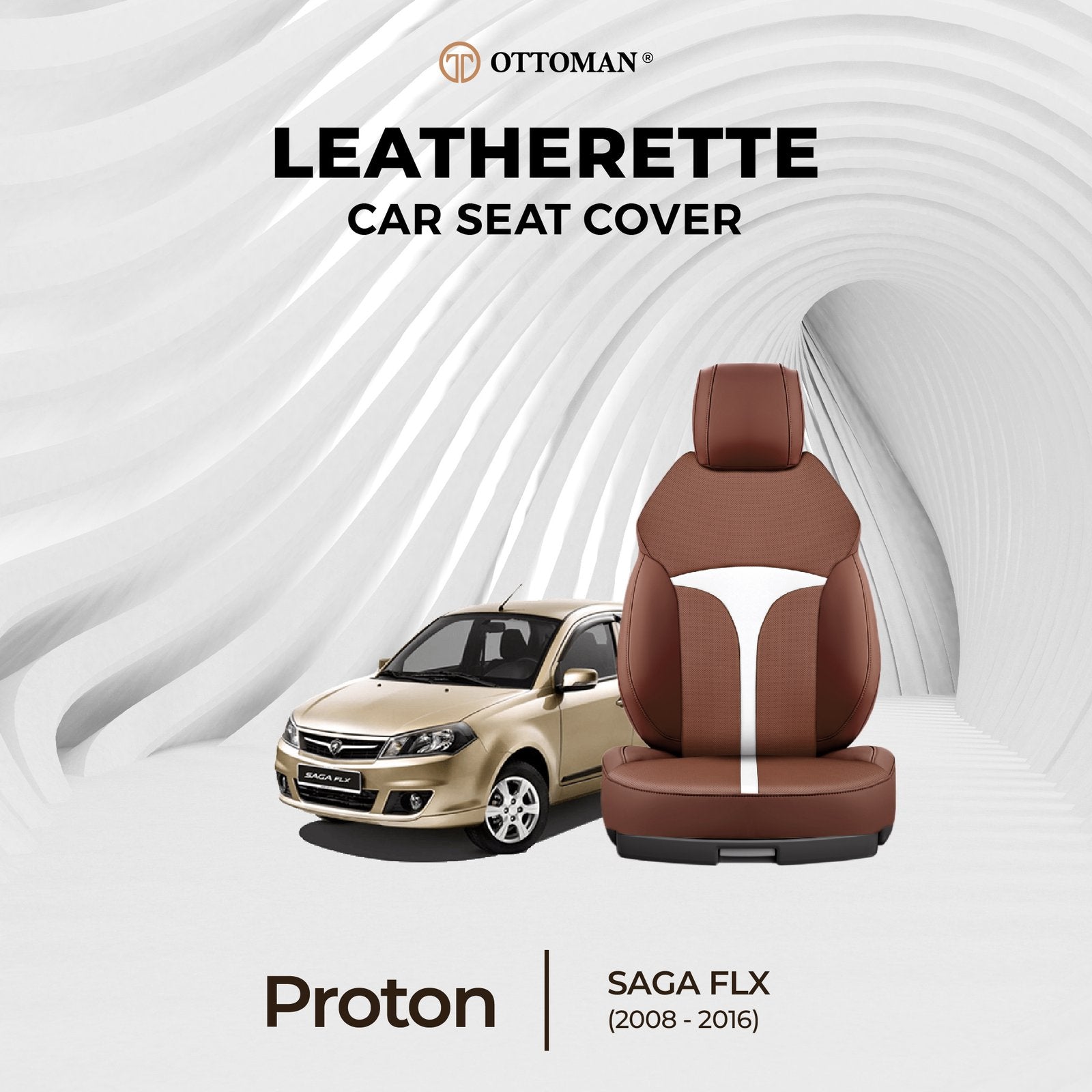 Proton Saga BLM/FLX (2008-2016) Ottoman Seat Cover - Ottoman Car Mats