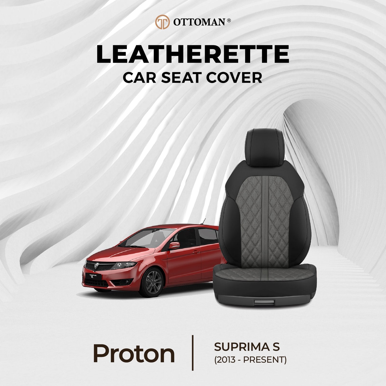 Proton Suprima S (2013-Present) Ottoman Seat Cover - Ottoman Car Mats