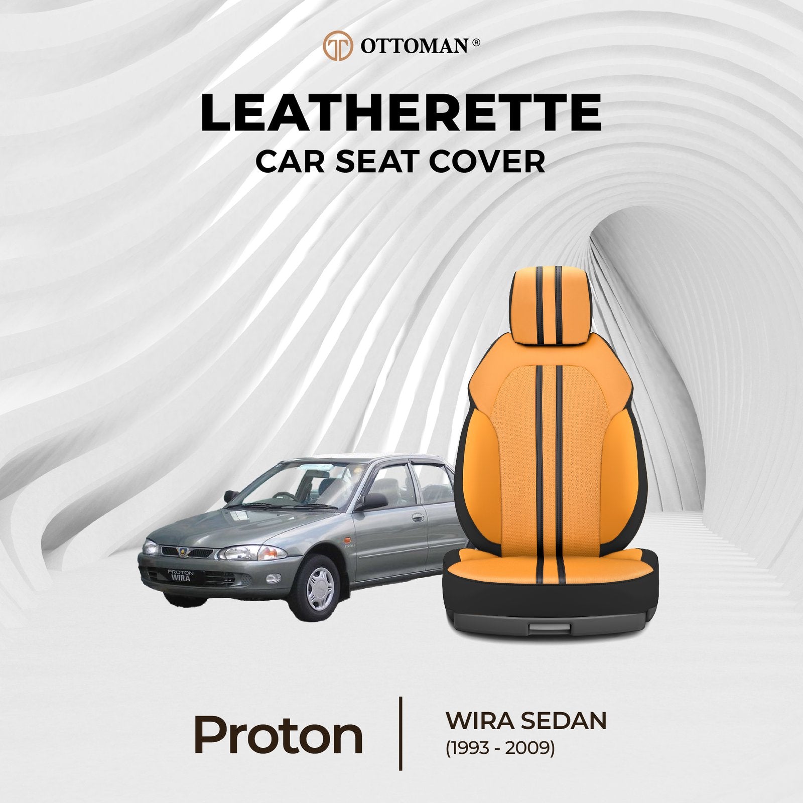 Proton Wira (1993-2009) Ottoman Seat Cover - Ottoman Car Mats