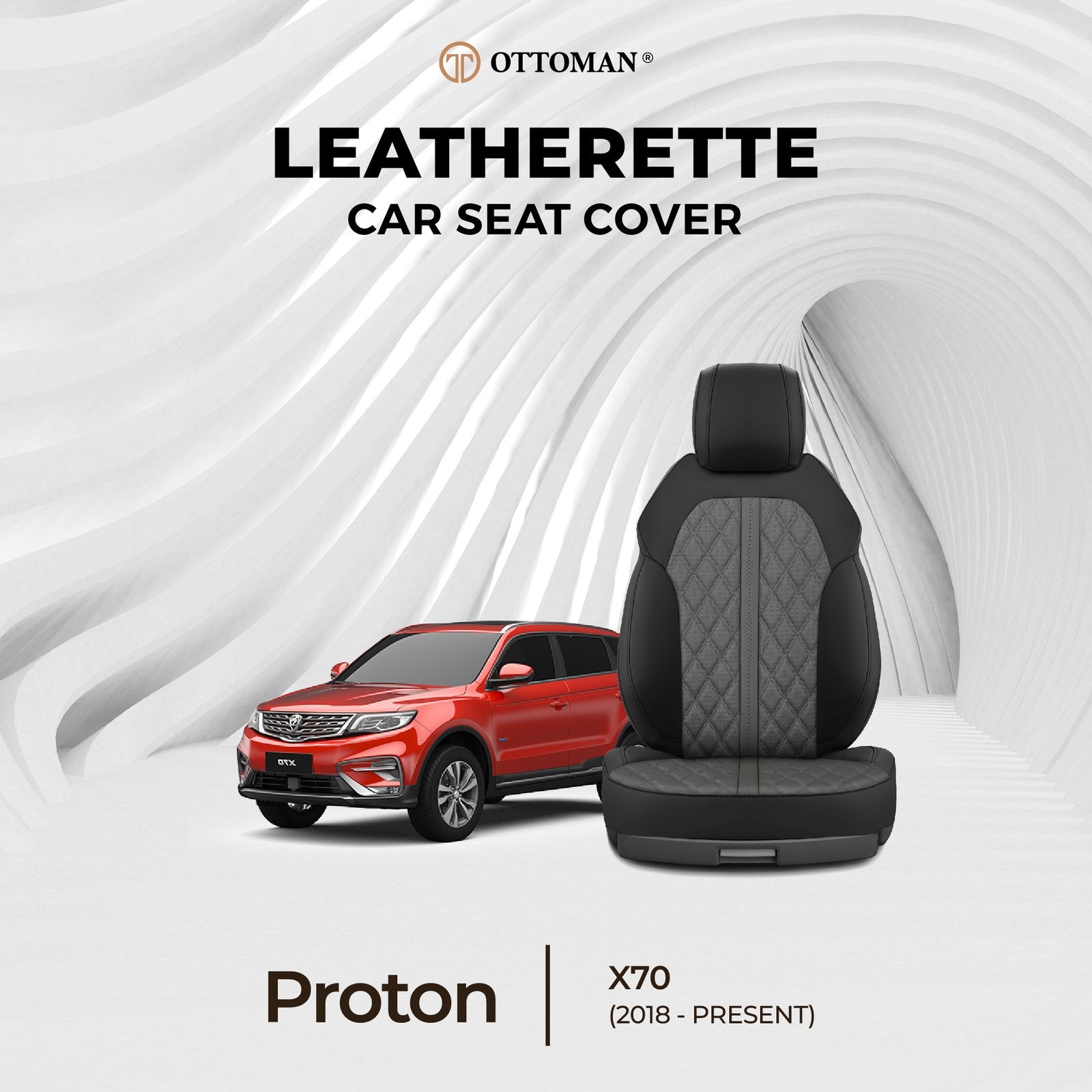 Proton X70 (2018-Present) Ottoman Seat Cover - Ottoman Car Mats