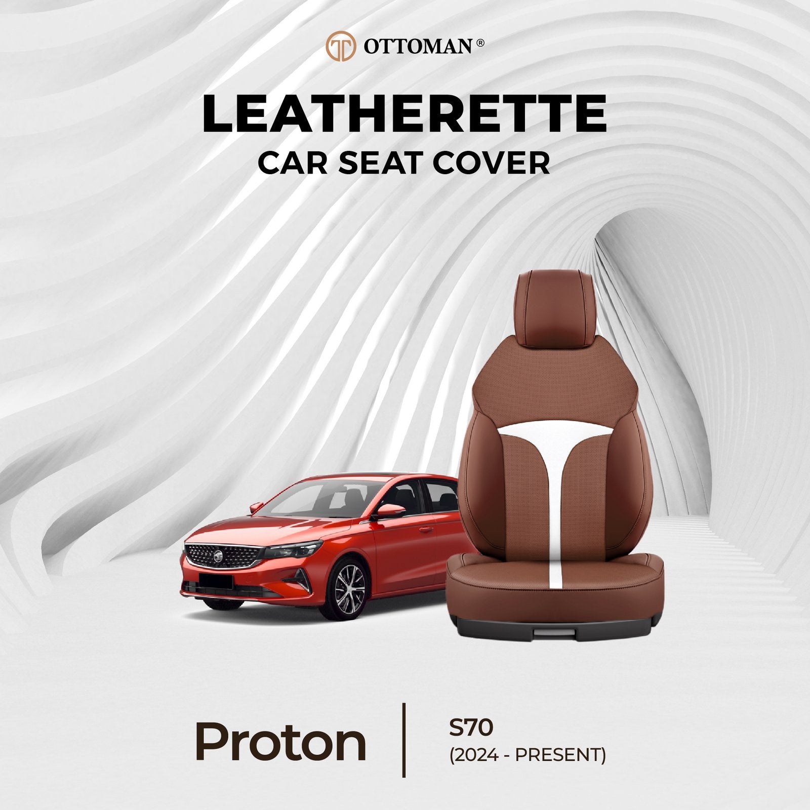 Proton S70 (2024-Present) Ottoman Seat Cover - Ottoman Car Mats