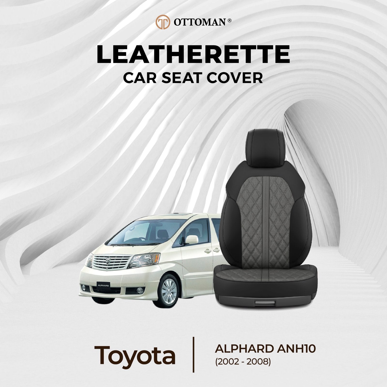 Toyota Alphard (2002-2008) Ottoman Seat Cover - Ottoman Car Mats