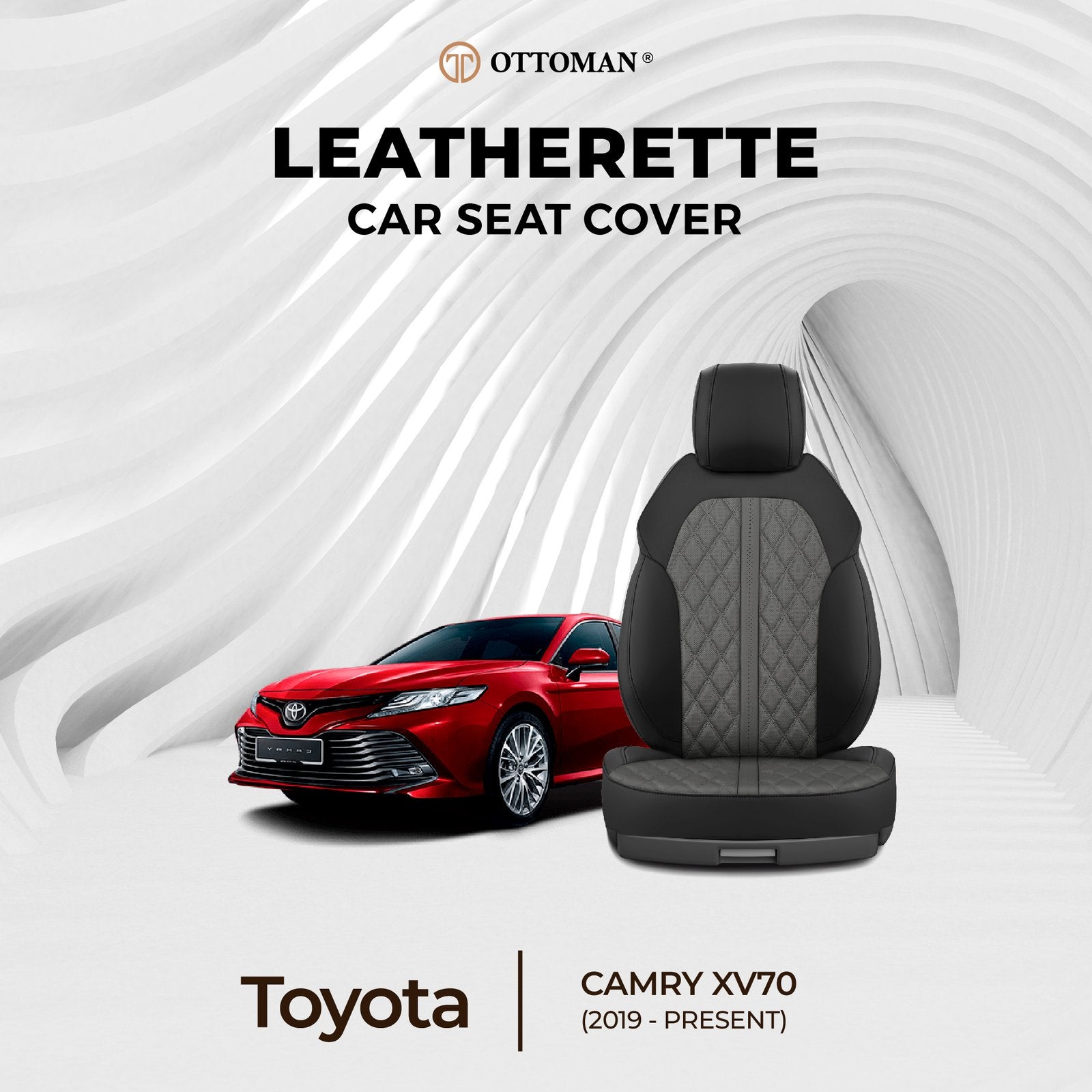 Toyota Camry XV70 (2019-Present) Ottoman Seat Cover - Ottoman Car Mats