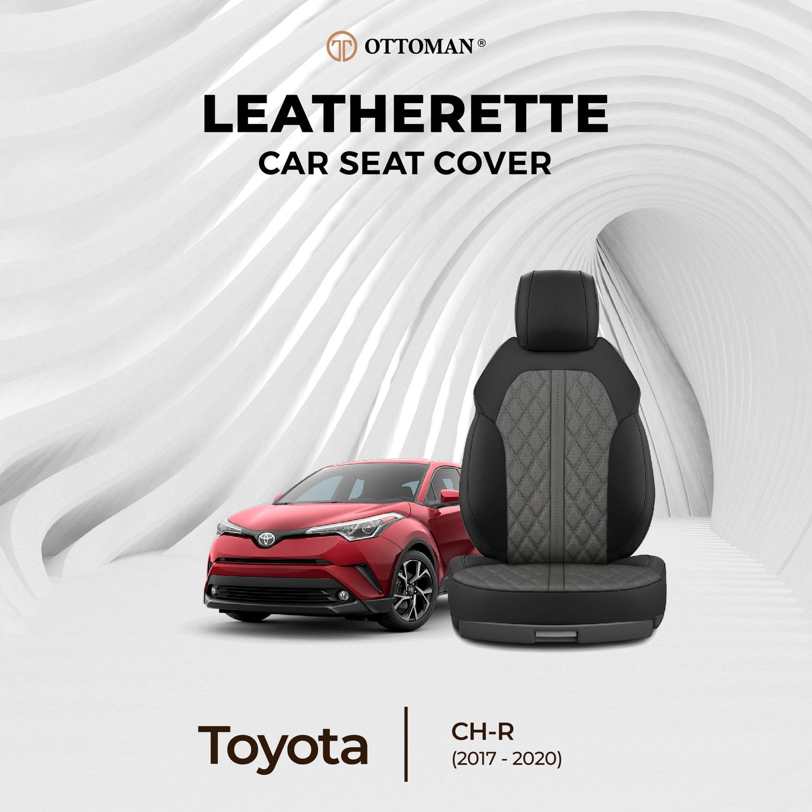 Toyota CHR (2018-2020) Ottoman Seat Cover - Ottoman Car Mats