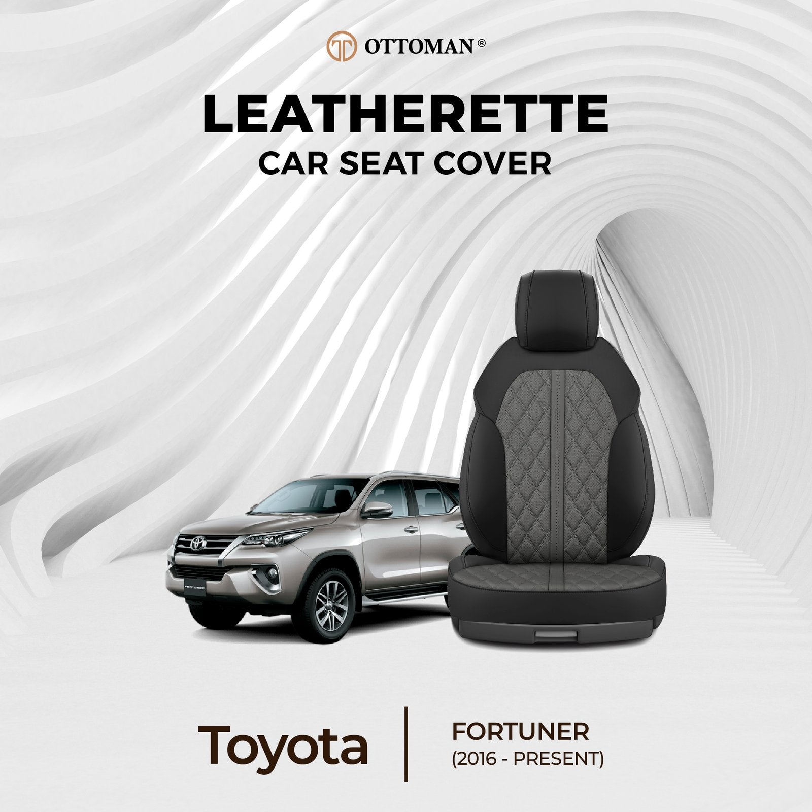 Toyota Fortuner (2016-Present) Ottoman Seat Cover - Ottoman Car Mats