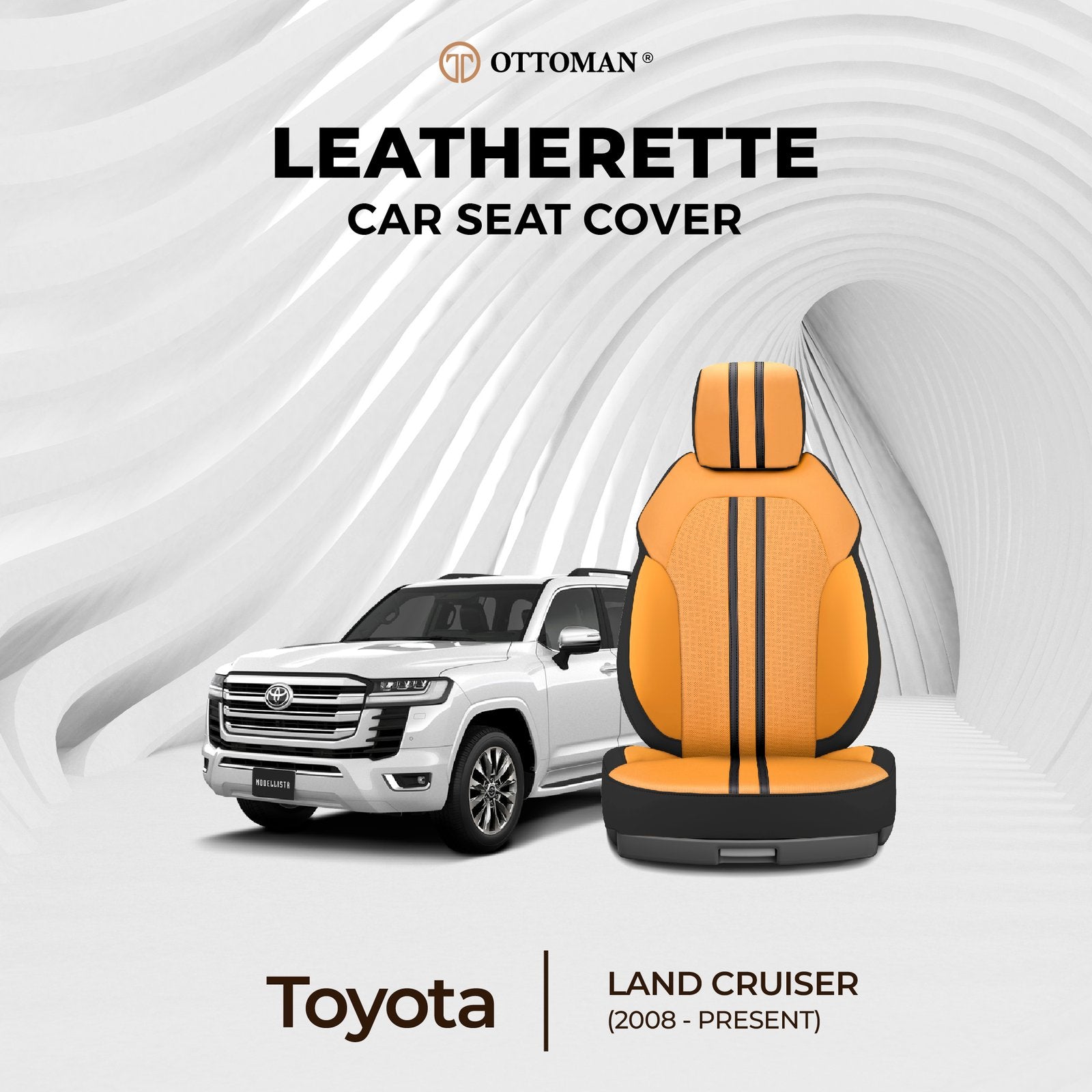 Toyota Land Cruiser (2008-Present) Ottoman Seat Cover - Ottoman Car Mats