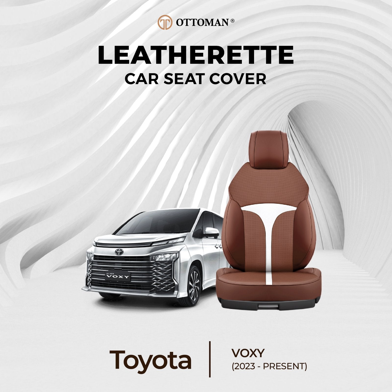 Toyota Voxy (2023-Present) Ottoman Seat Cover - Ottoman Car Mats