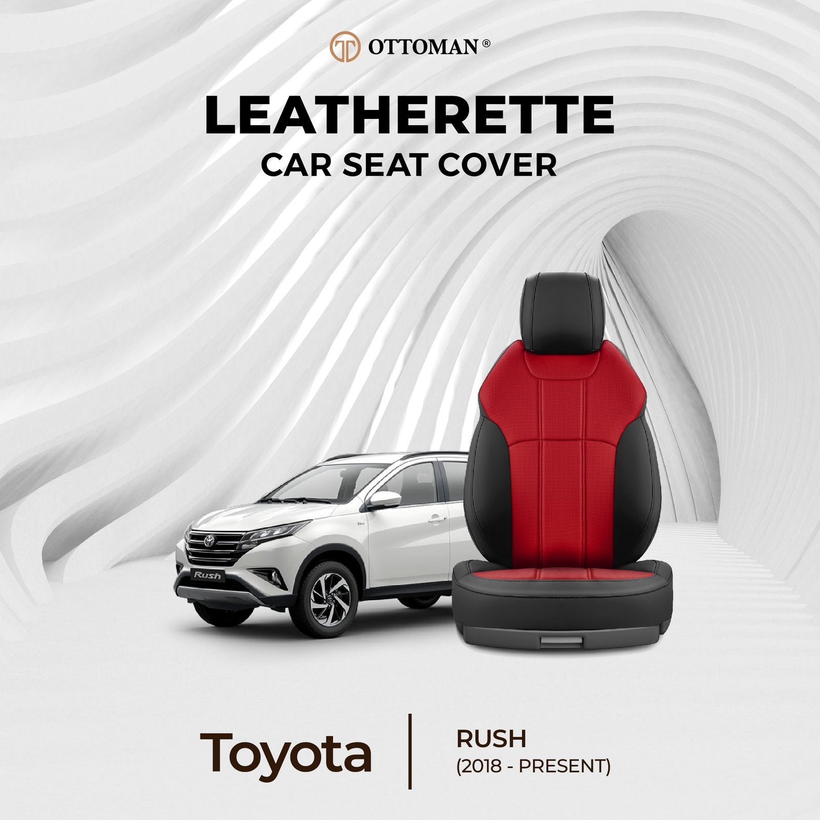 Toyota Rush (2018-Present) Ottoman Seat Cover - Ottoman Car Mats