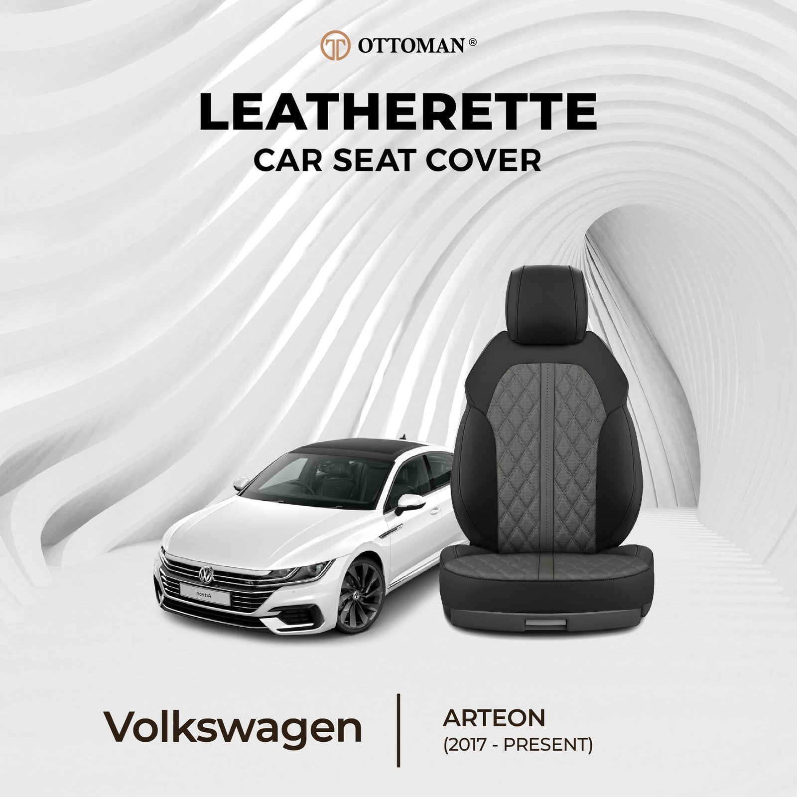 Volkswagen Arteon (2020-Present) Ottoman Seat Cover - Ottoman Car Mats