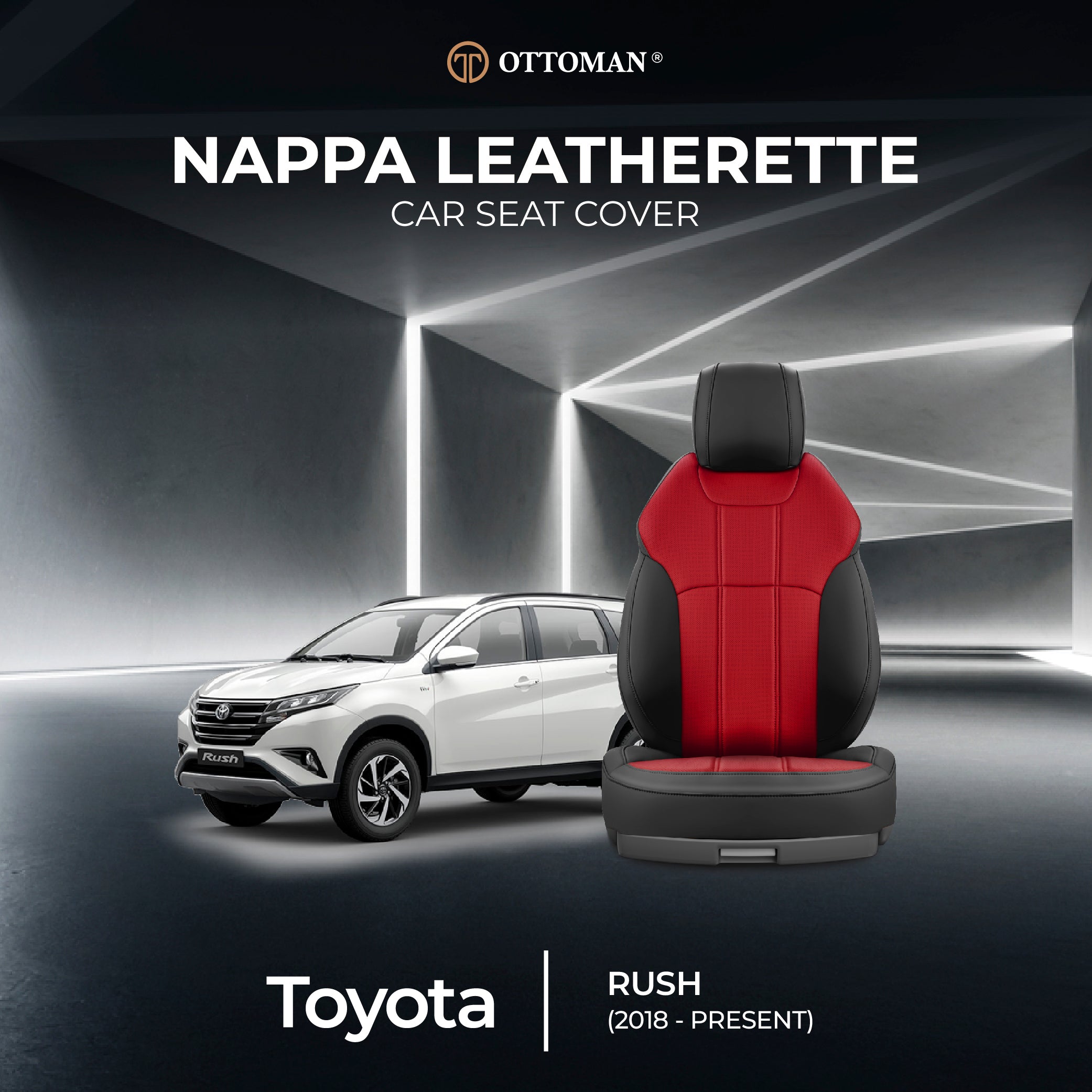 Toyota Rush (2018-Present) Ottoman Seat Cover