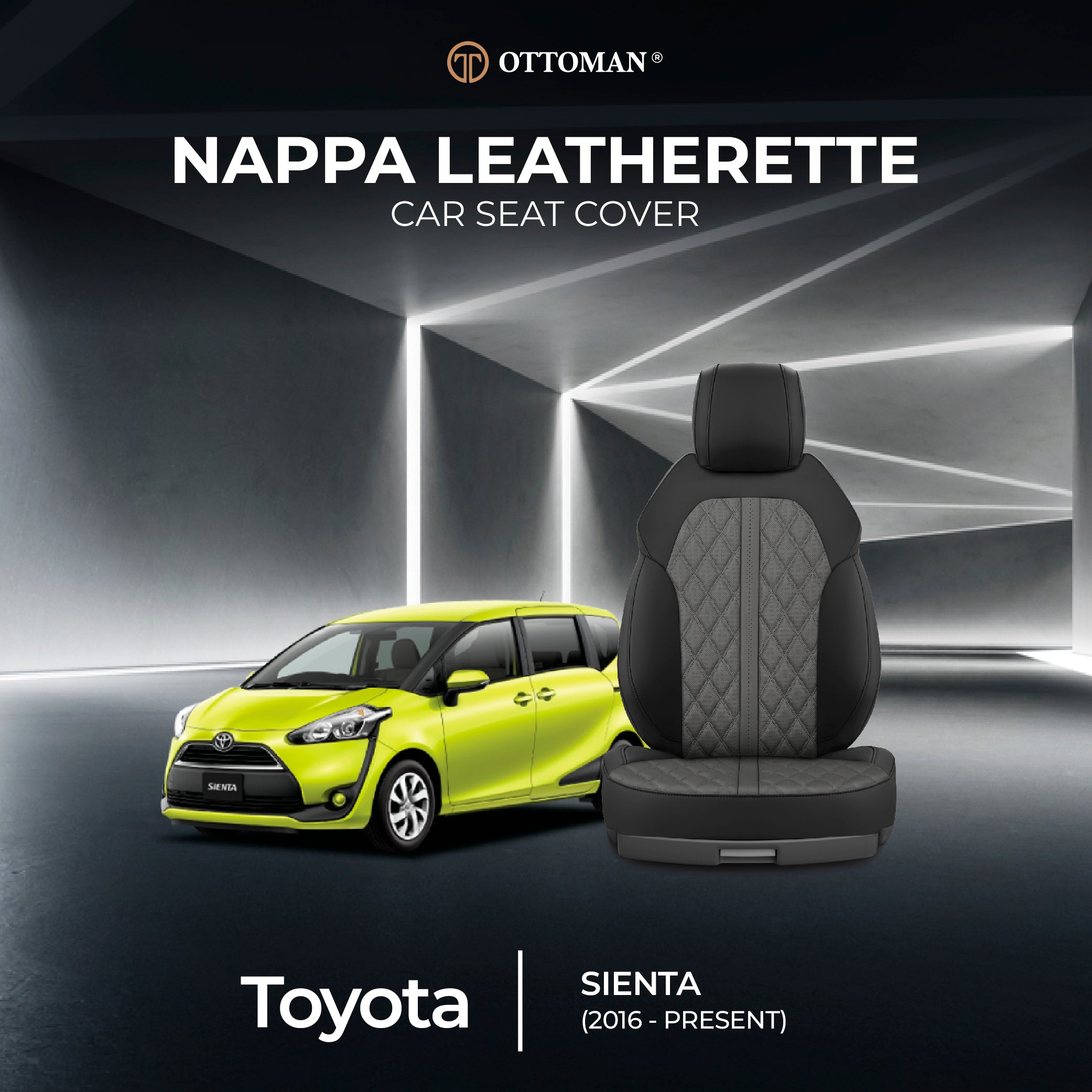 Toyota Sienta (2015-Present) Ottoman Seat Cover