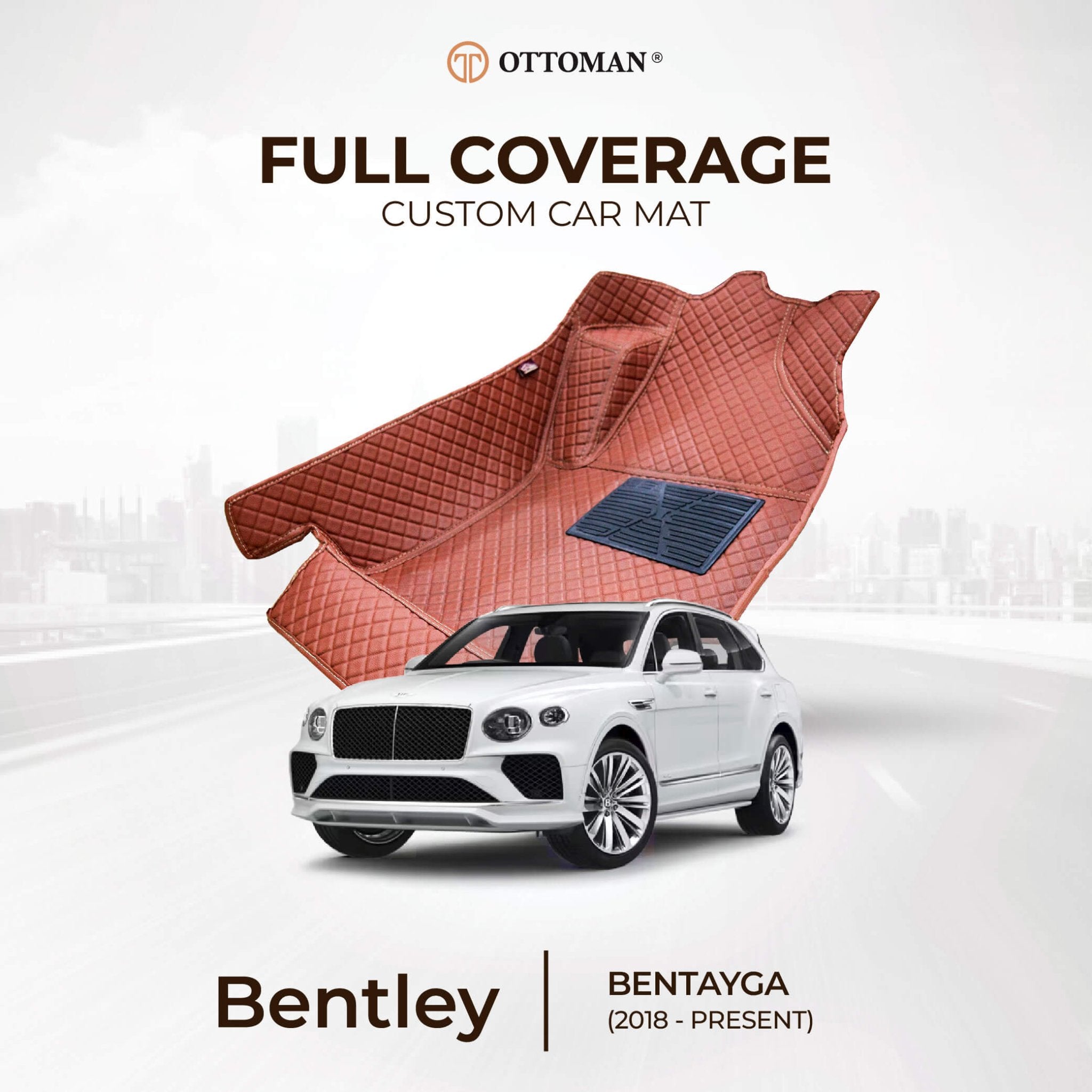 Bentley Bentayga (2018-Present) Car Mat in Klang Selangor, Penang, Johor Bahru - Ottoman Car Mats