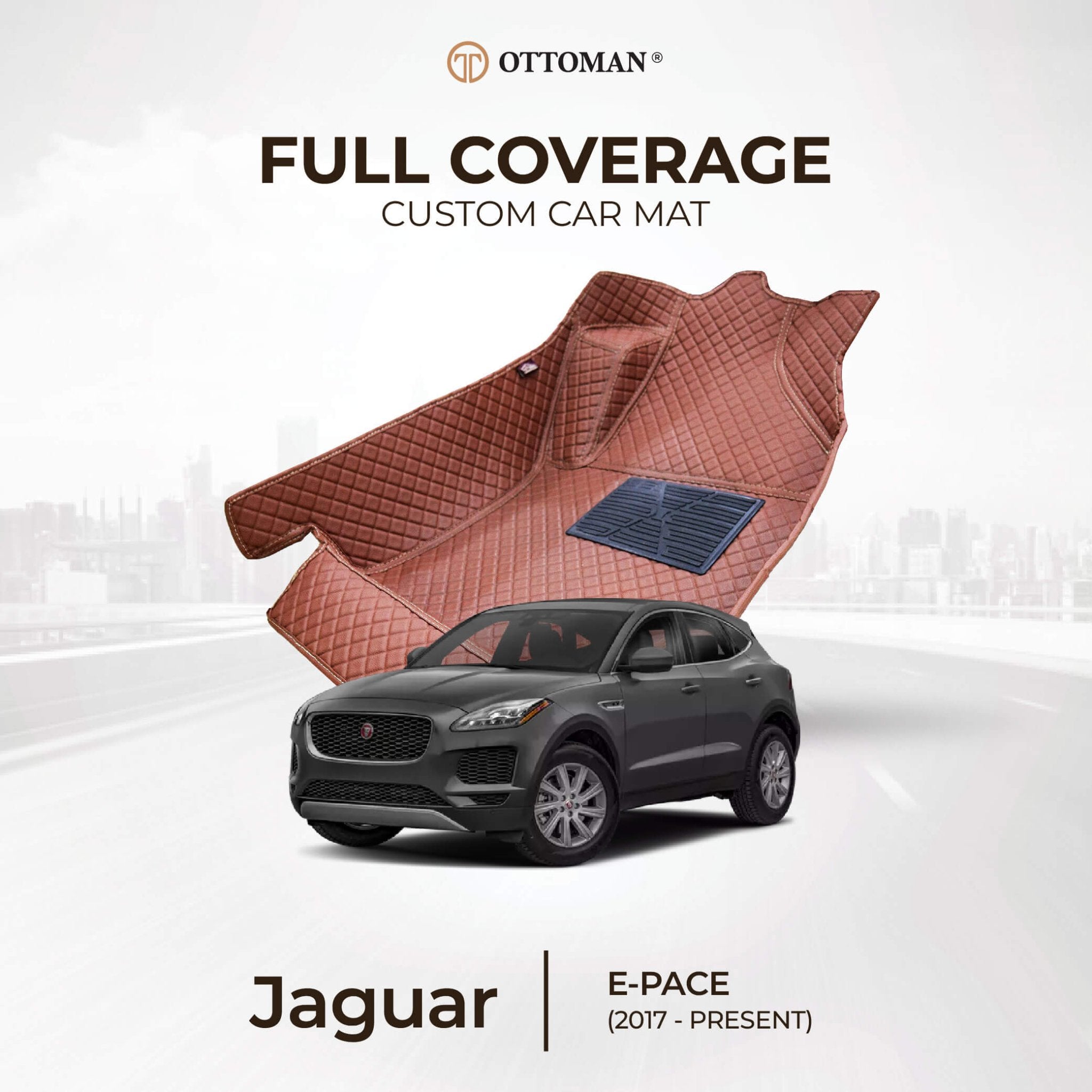 Jaguar E-Pace (2017-Present) Car Mat in Klang Selangor, Penang, Johor Bahru - Ottoman Car Mats