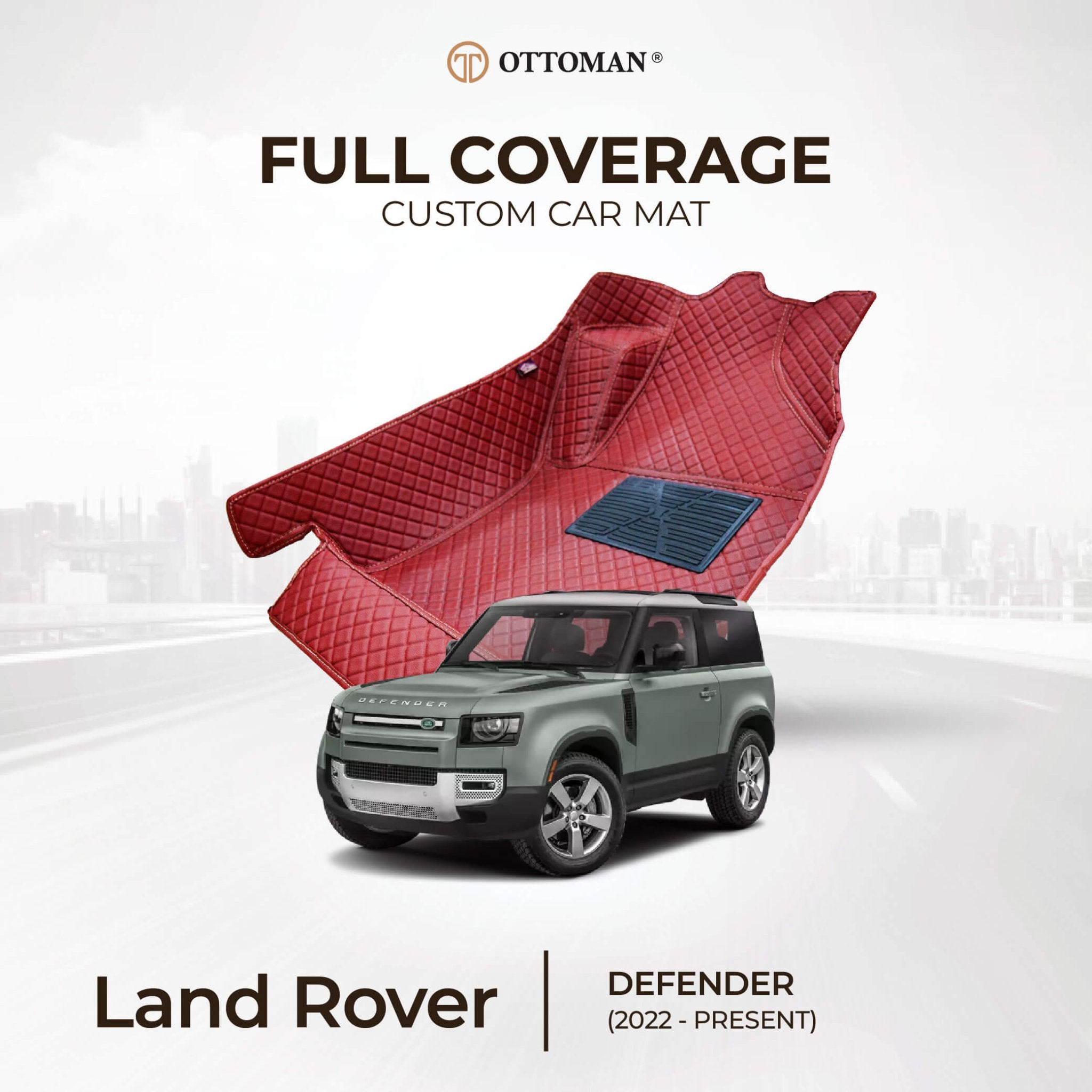 Land Rover Defender (2022-Present) Ottoman Car Mat - Ottoman Car Mats