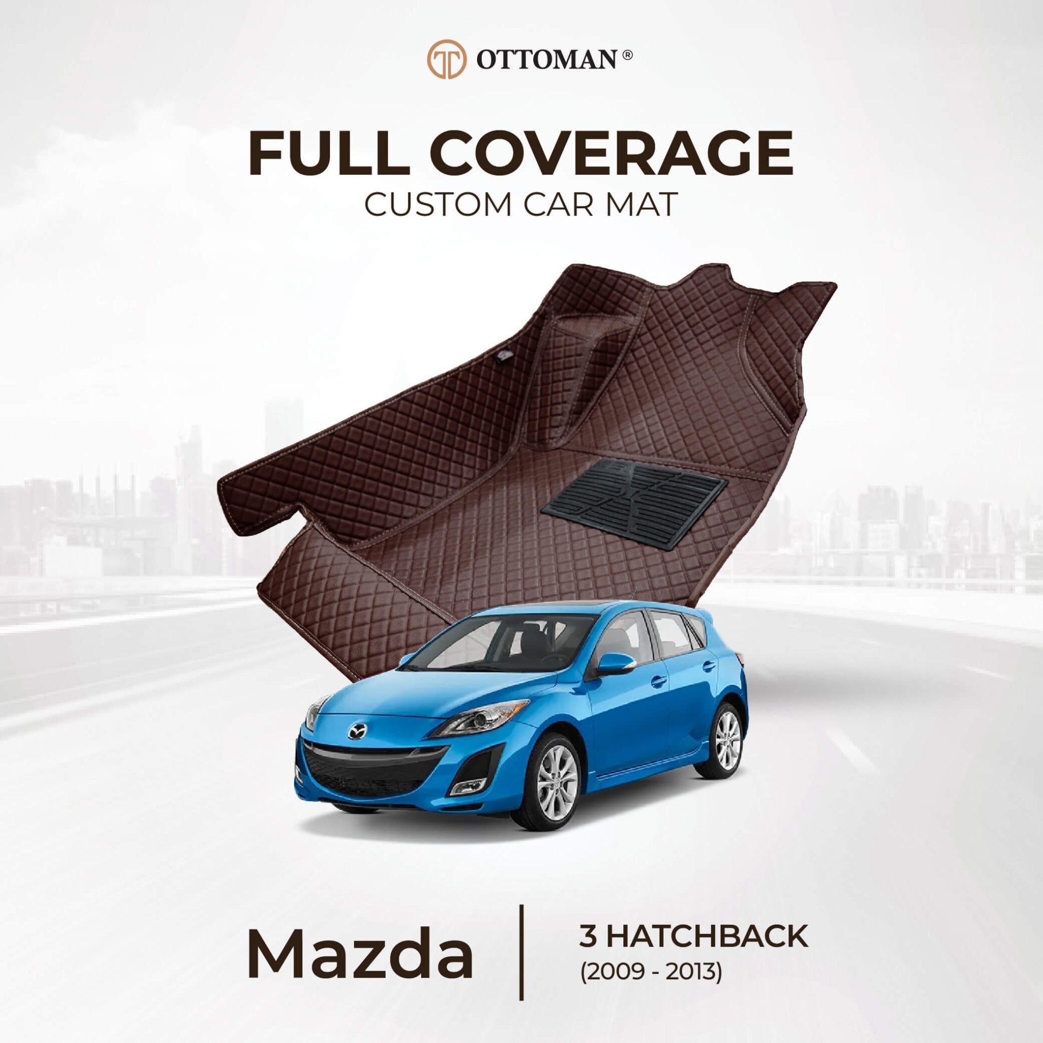 Mazda 3 Hatchback (2009-2013) Car Mat in Klang Selangor, Penang, Johor Bahru - Ottoman Car Mats