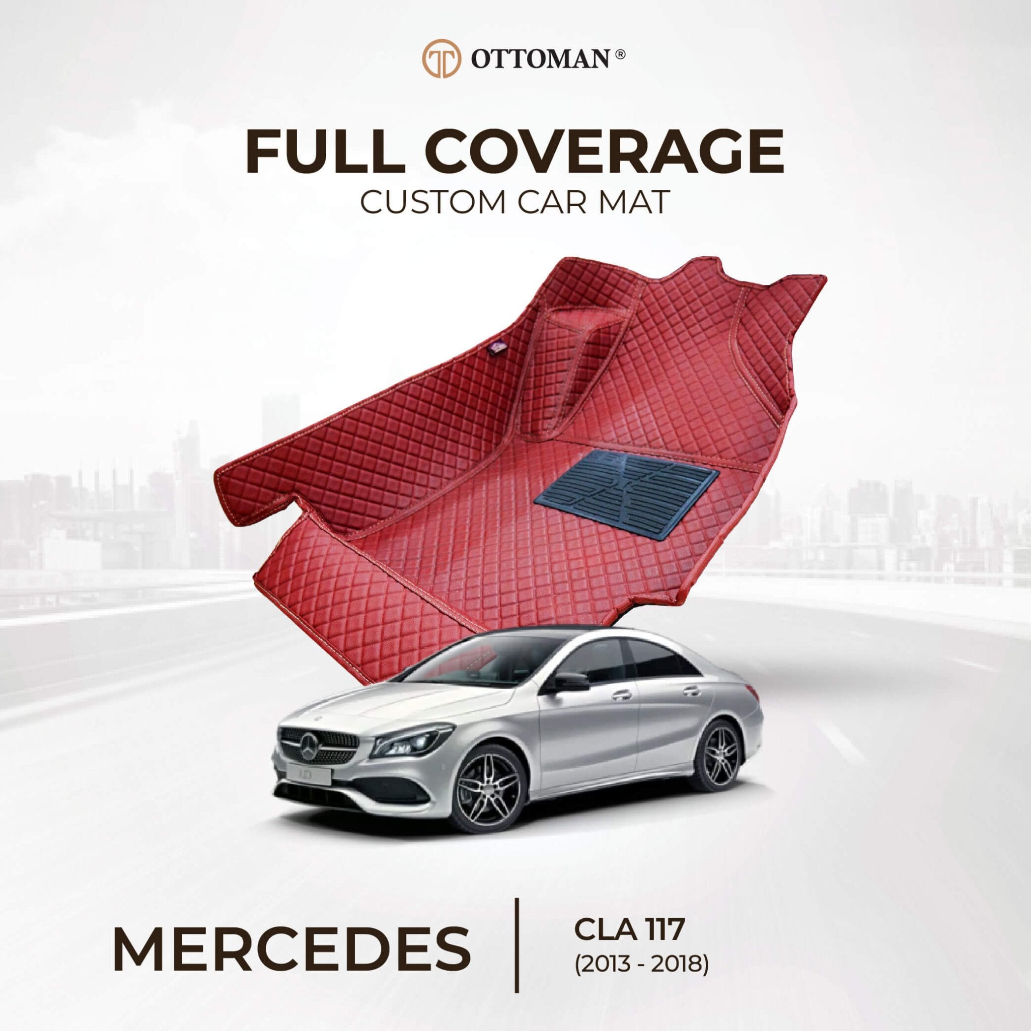 Mercedes Benz CLA C117 (2013-2018) Car Mat in Klang Selangor, Penang, Johor Bahru - Ottoman Car Mats