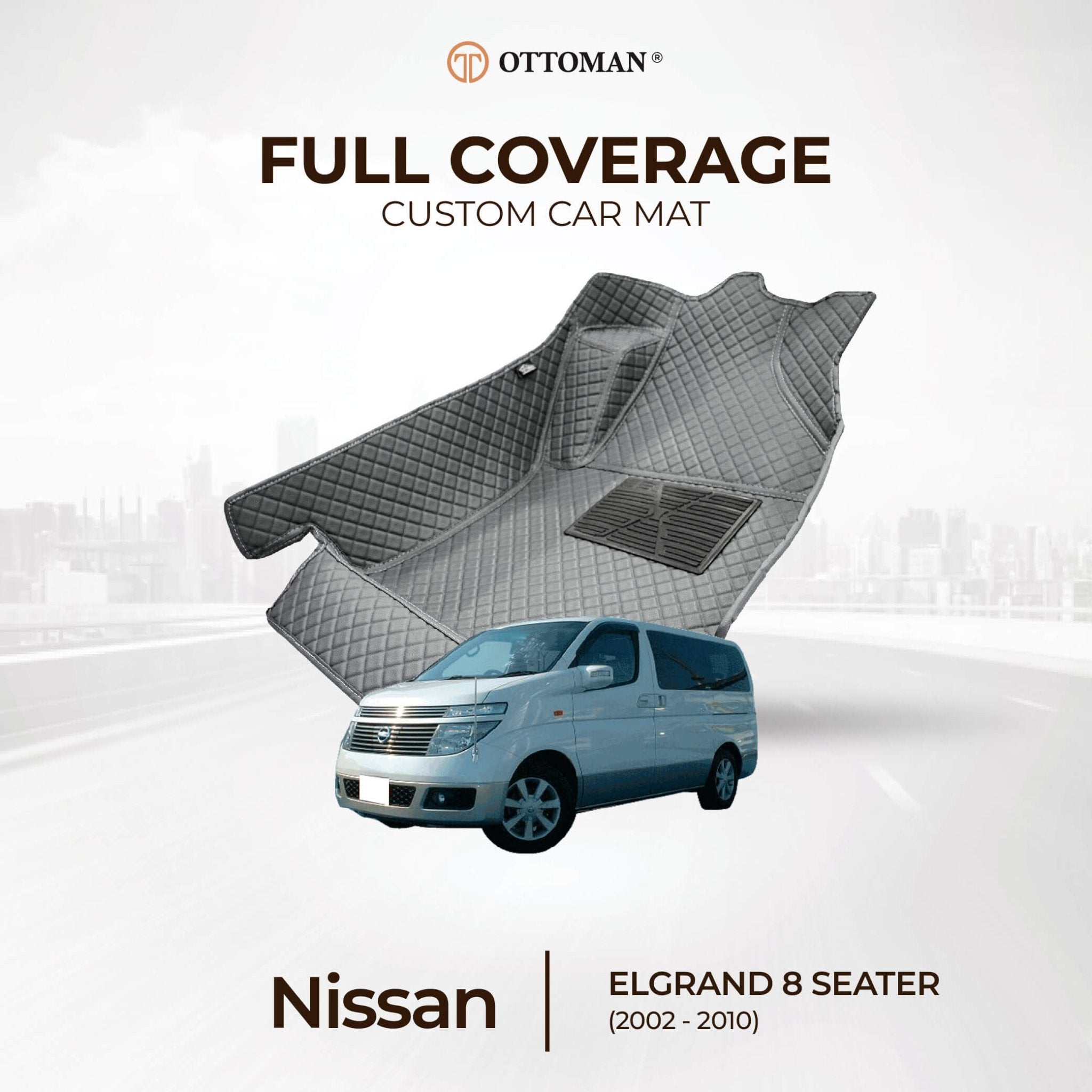 Nissan Elgrand (2002-2010) Car Mat in Klang Selangor, Penang, Johor Bahru - Ottoman Car Mats