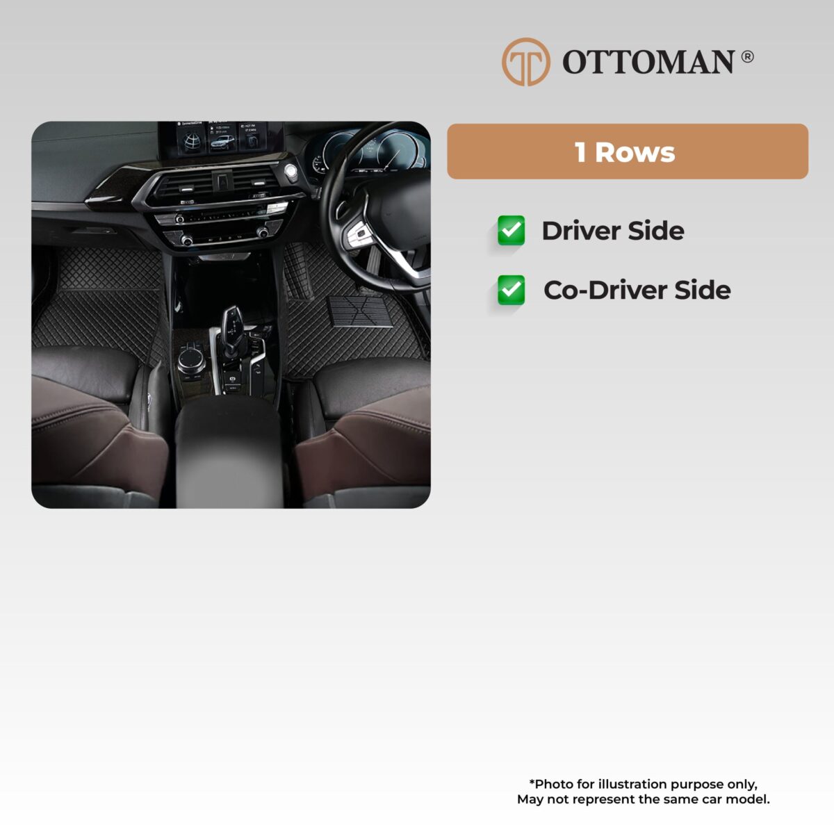 Lamborghini Huracan (2014-Present) Ottoman Car Mat - Image 3