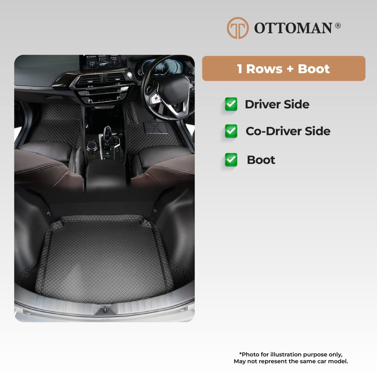 Lamborghini Huracan (2014-Present) Ottoman Car Mat - Image 4