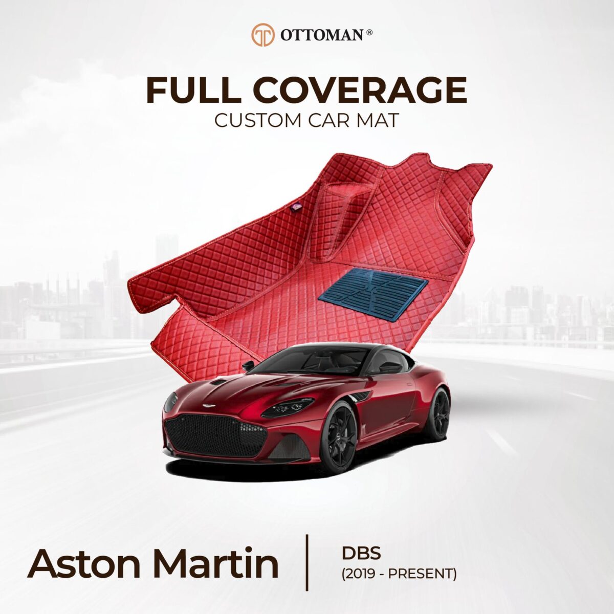 Aston Martin DBS (2019-Present) Ottoman Car Mat - Image 1