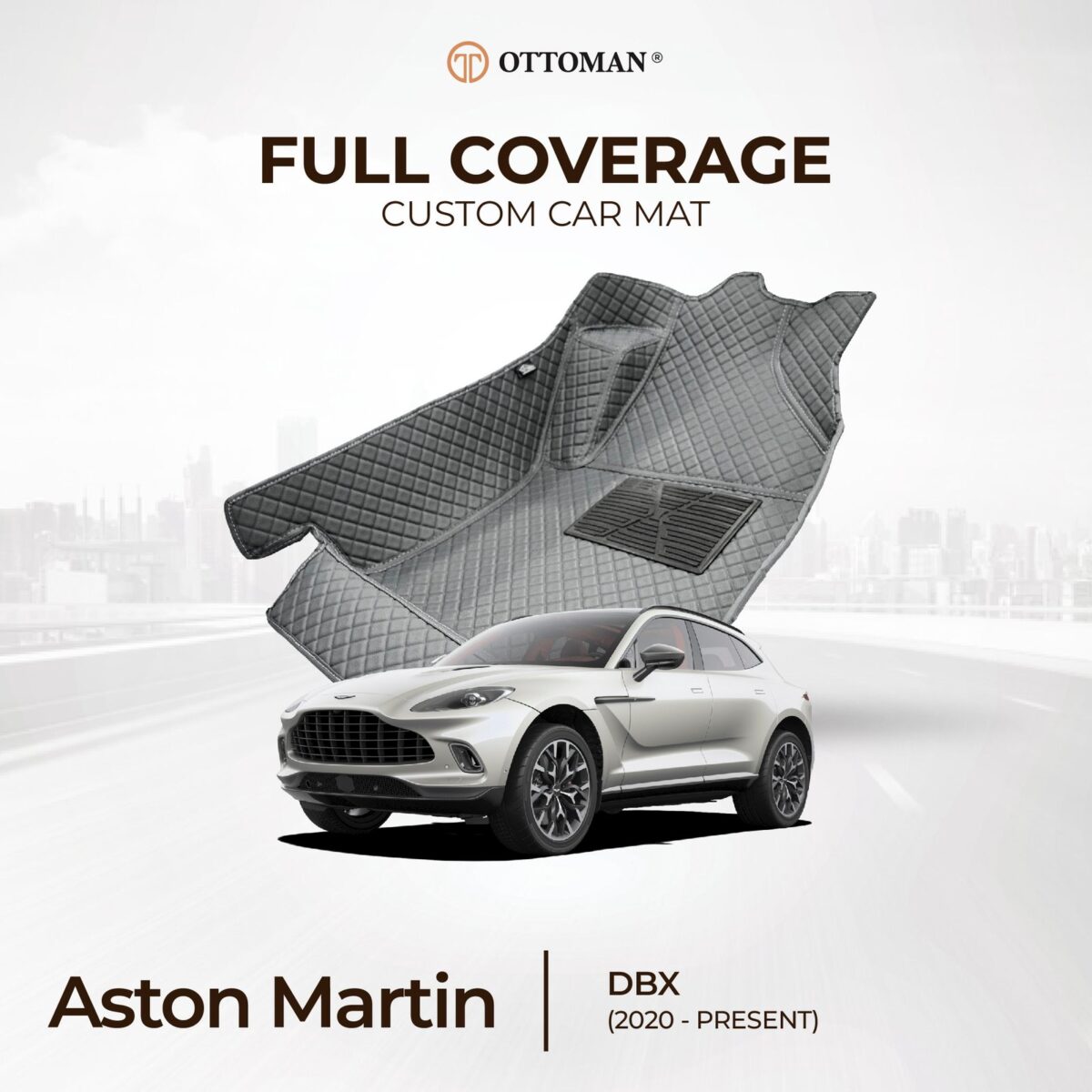 Aston Martin DBX (2020-Present) Ottoman Car Mat - Image 1