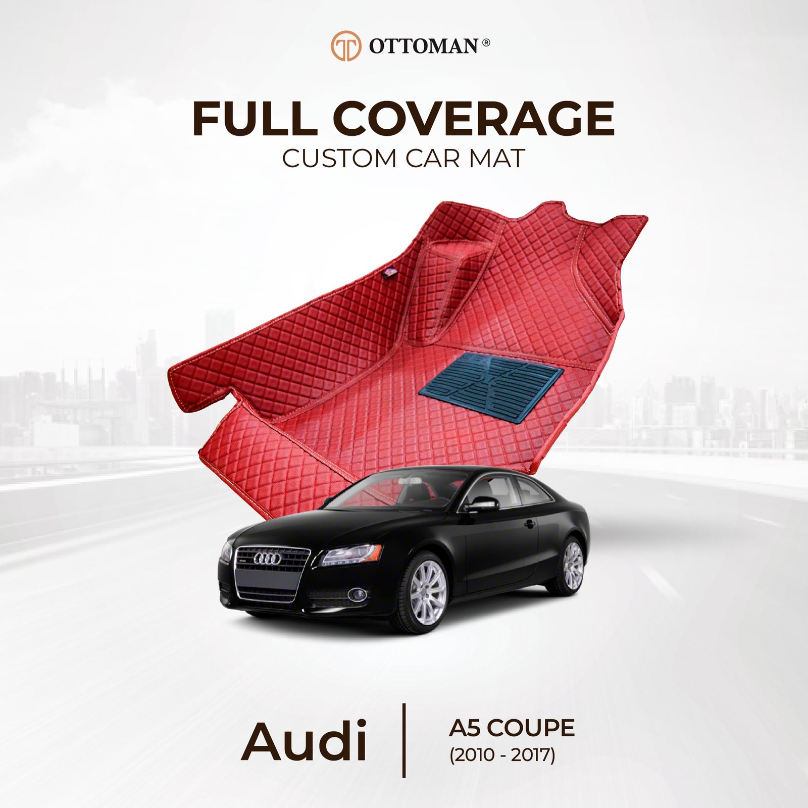 Audi-07.Jpg Audi A5 Coupe (2010-2017) Ottoman Car Mat - Image 1