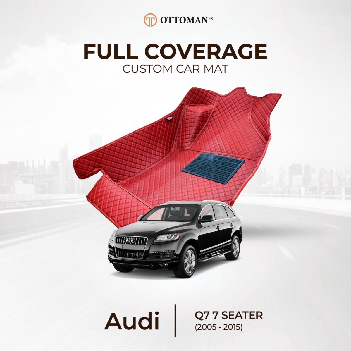 Audi Q7 4L (2005-2015) Ottoman Car Mat - Image 1