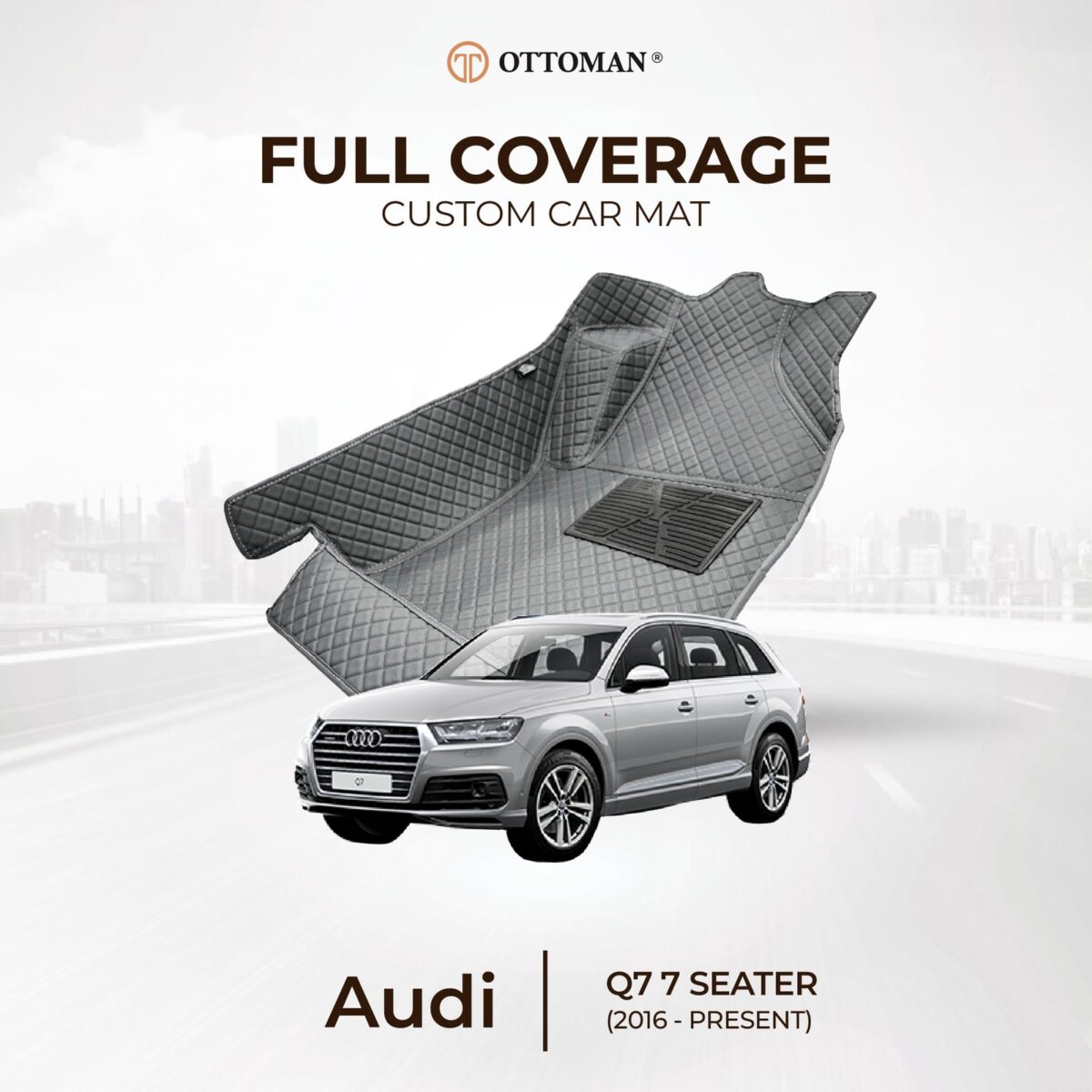Audi Q7 4M (2016-Present) Ottoman Car Mat - Image 1