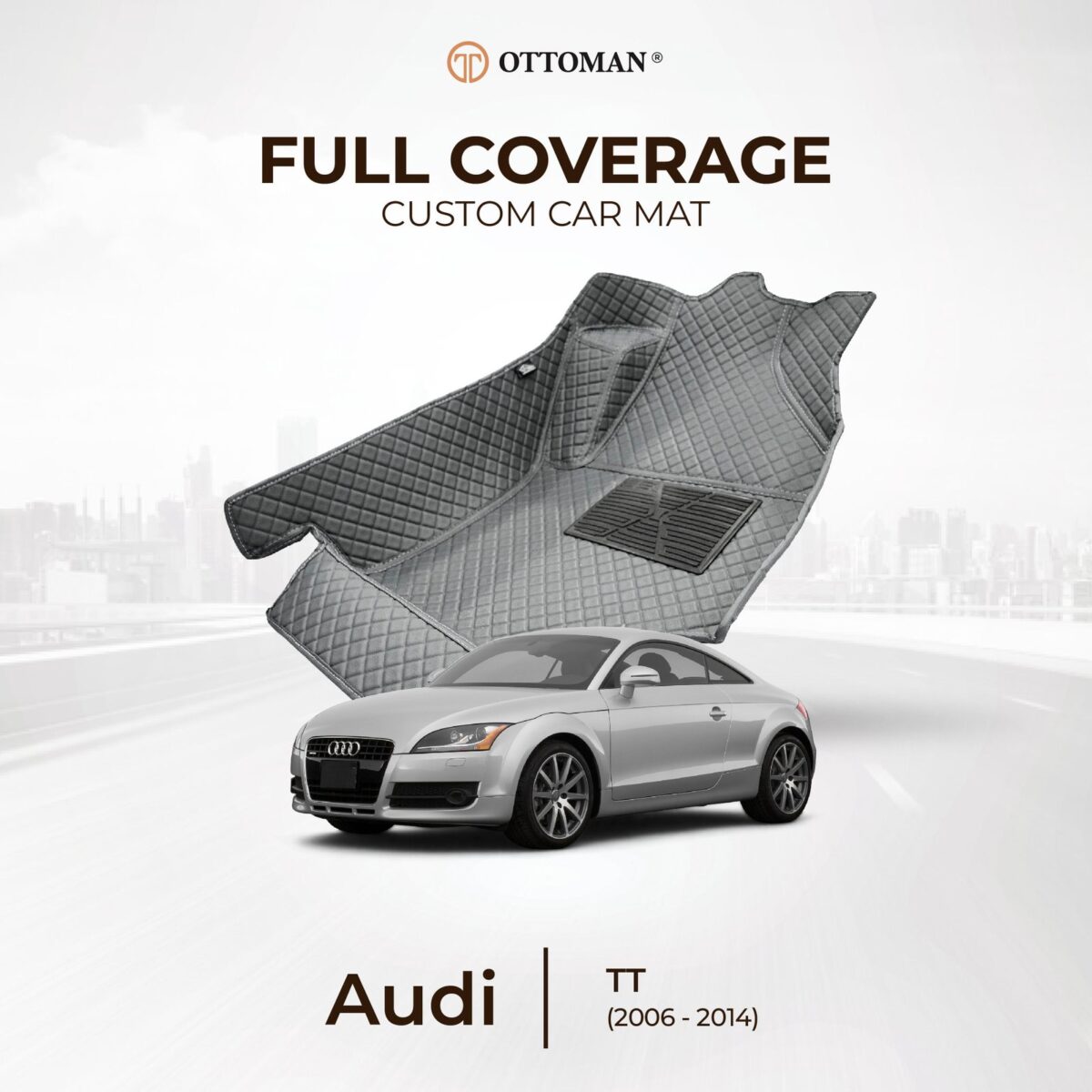 Audi TT Coupe MK2 (2006-2014) Ottoman Car Mat - Image 1