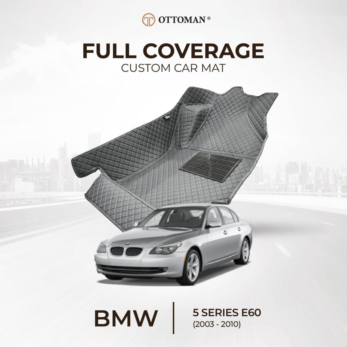 BMW 5 Series E60 (2003-2010) Ottoman Car Mat - Image 1