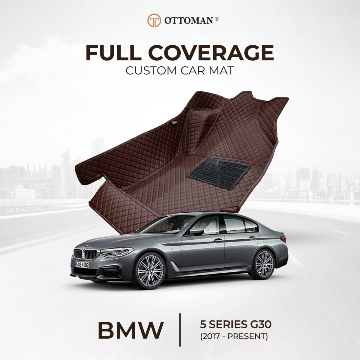 BMW 5 Series G30 (2017-2024) Ottoman Car Mat - Image 1