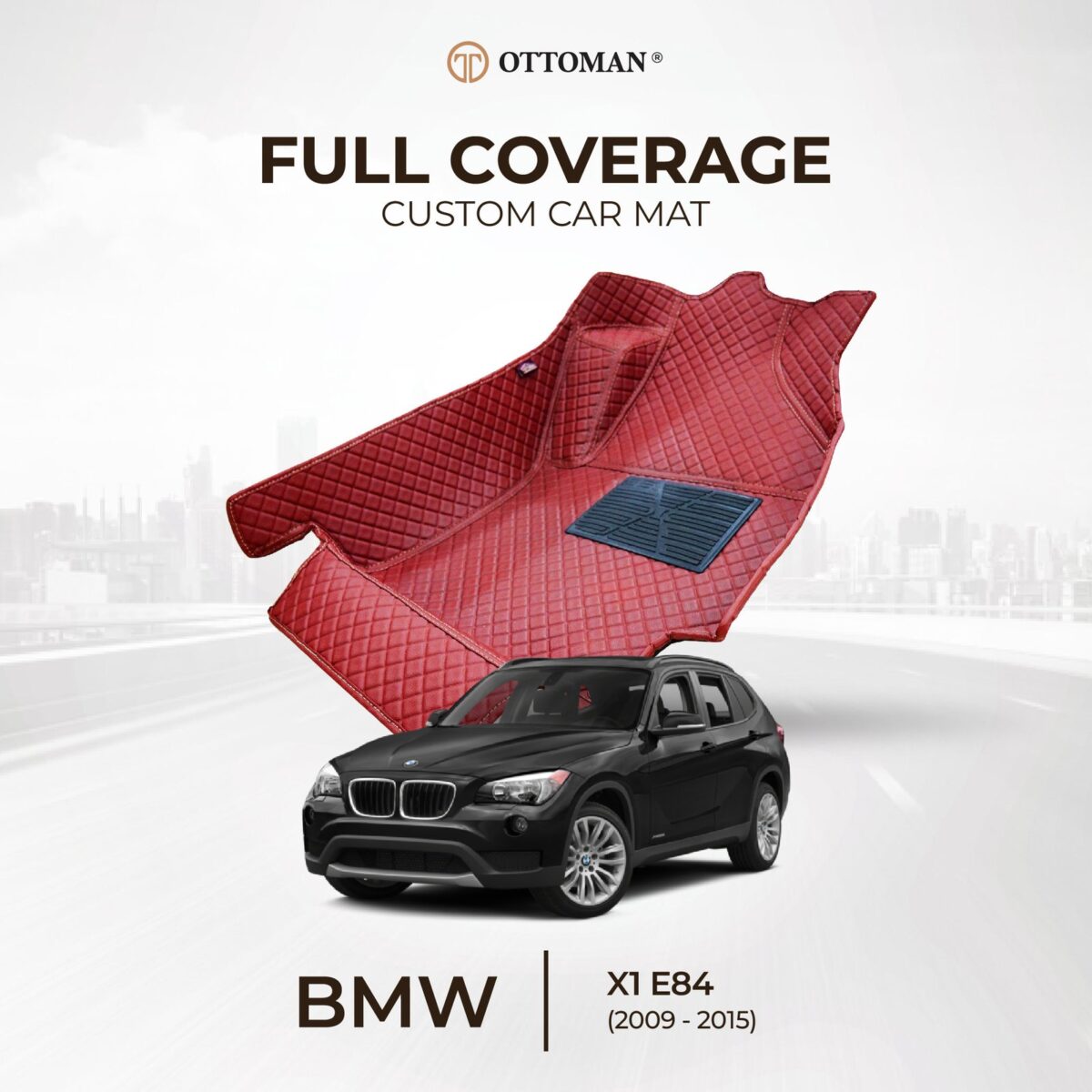 BMW X1 E84 (2009-2015) Ottoman Car Mat - Image 1