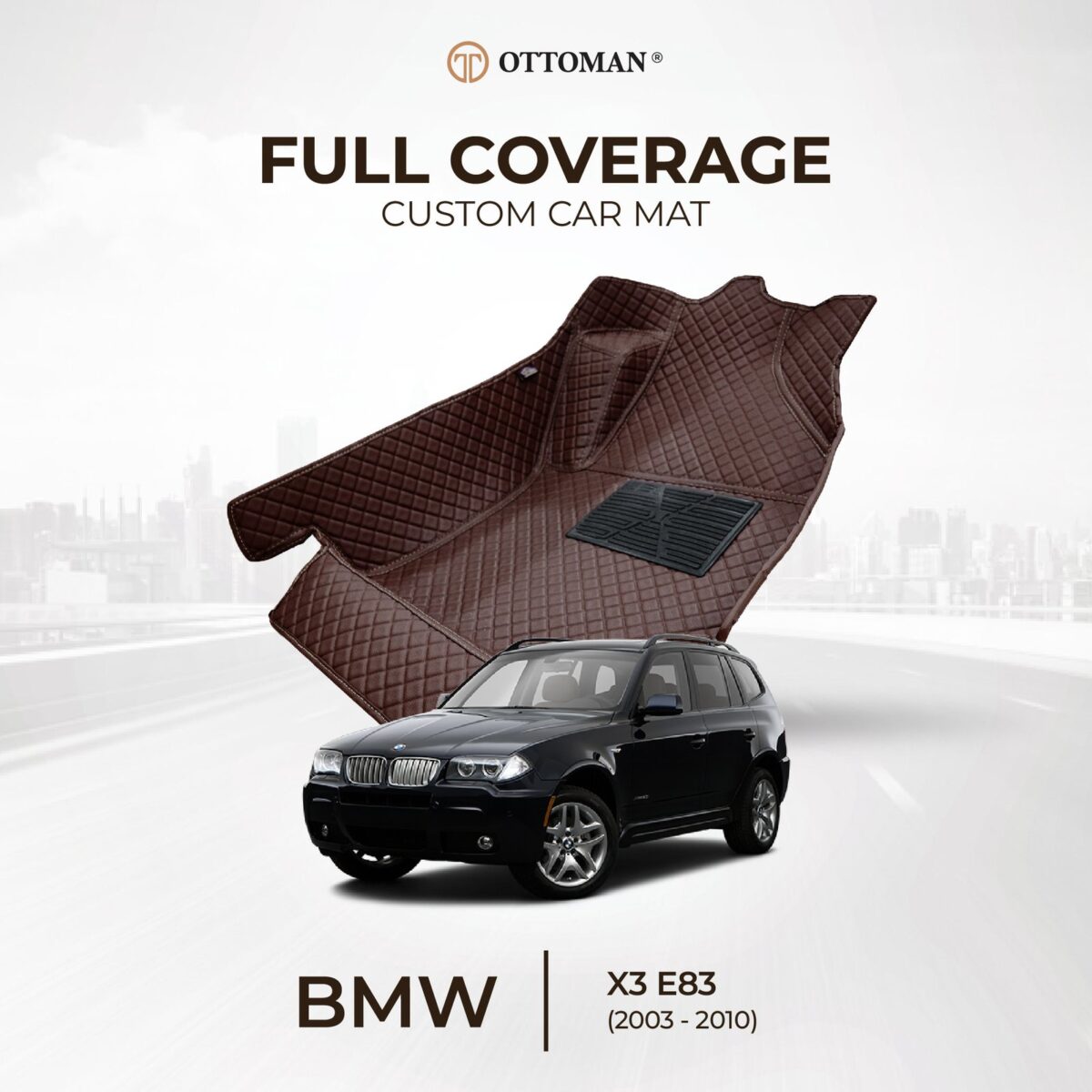 BMW X3 E83 (2003-2010) Ottoman Car Mat - Image 1