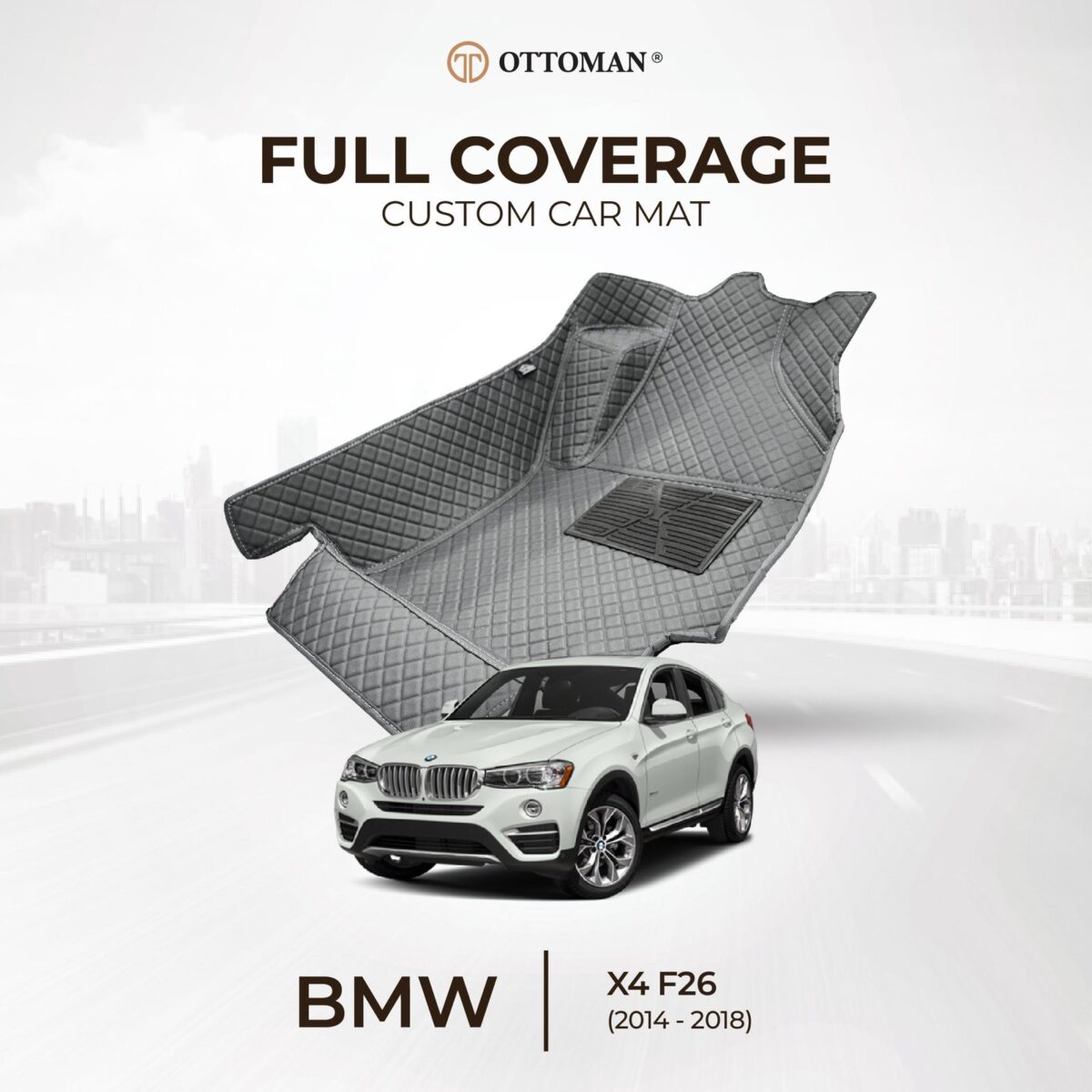 BMW X4 F26 (2014-2018) Ottoman Car Mat - Image 1