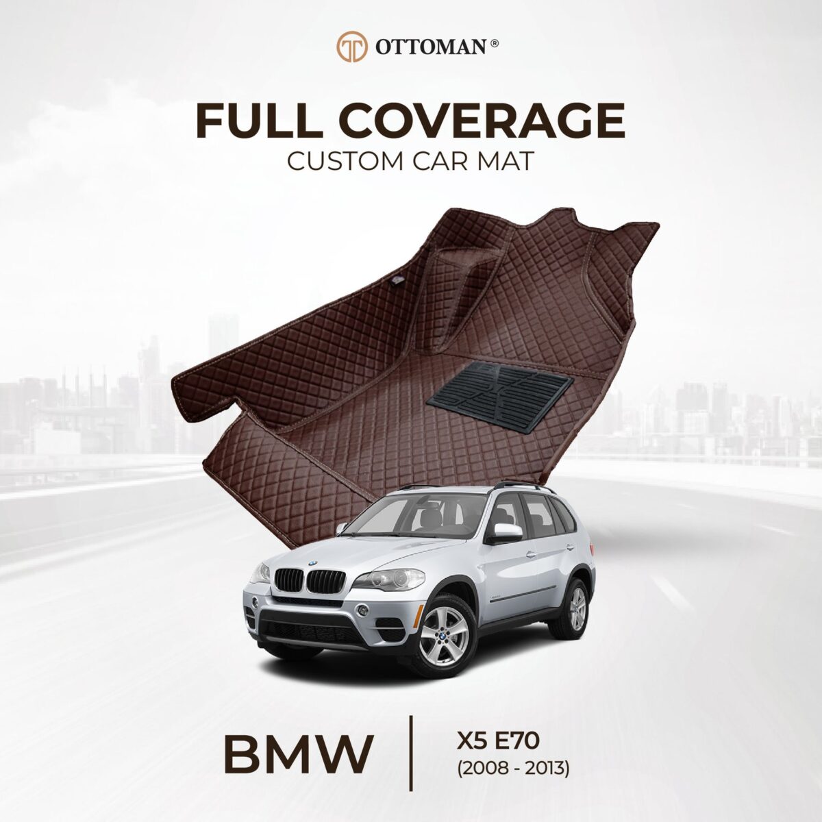 BMW X5 E70 (2008-2013) Ottoman Car Mat - Image 1