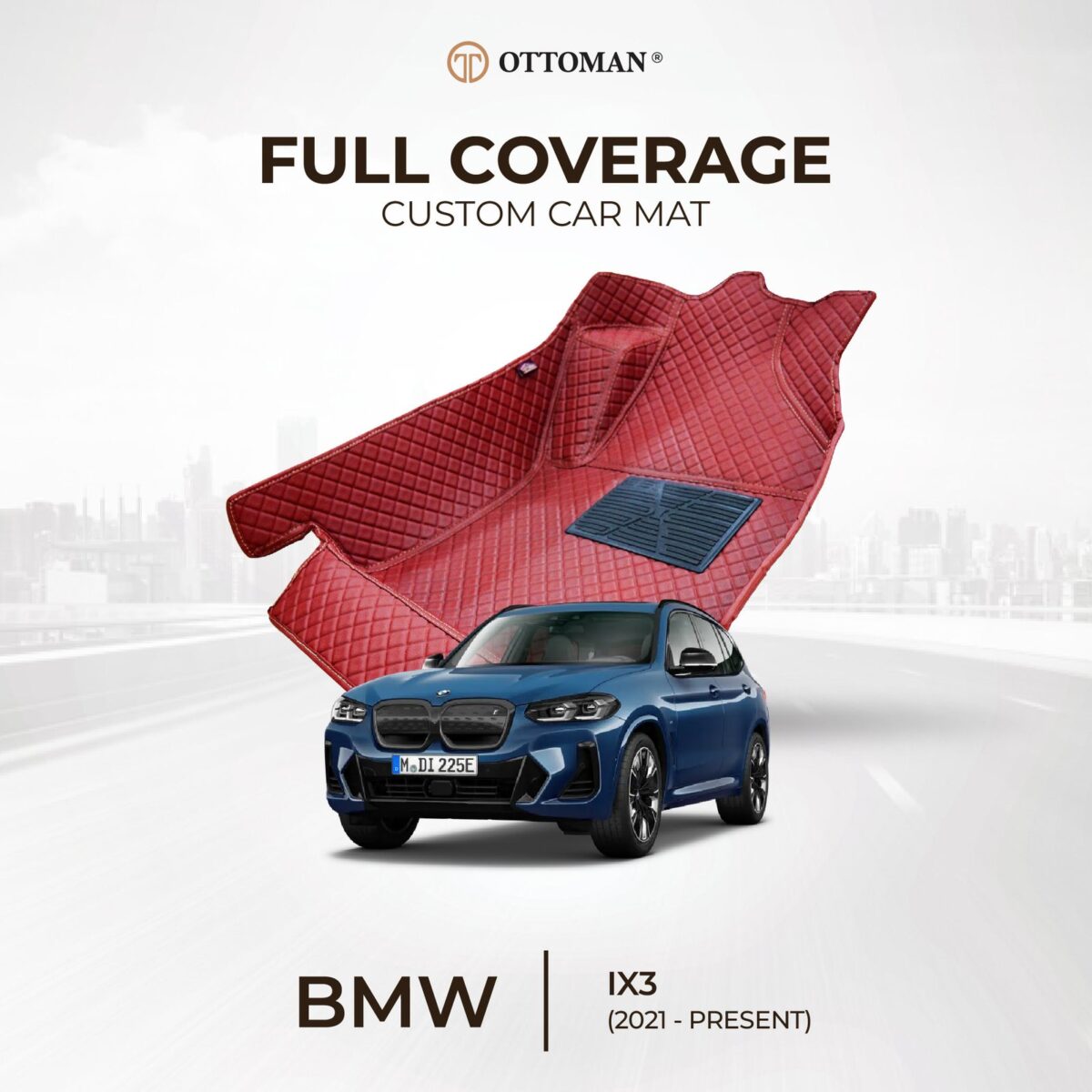 BMW iX3 (2021-Present) Ottoman Car Mat - Image 1