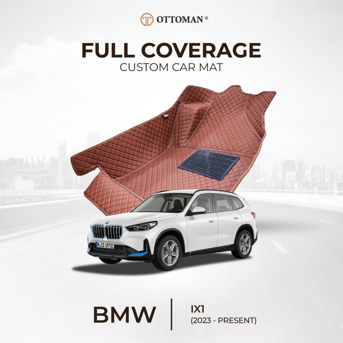 BMW iX1 (2023-Present) Ottoman Car Mat - Image 1