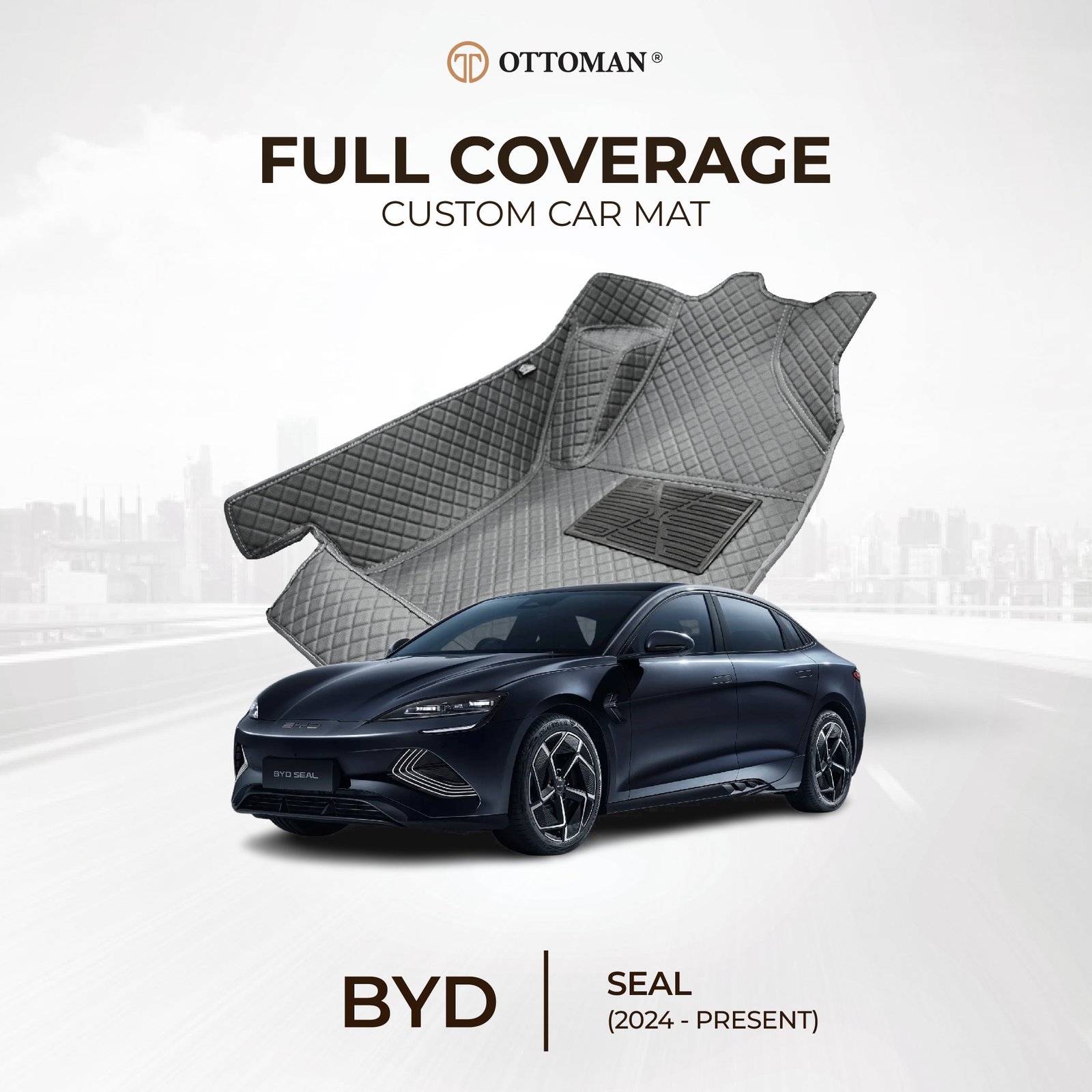 Byd-03.Jpg Byd Seal (2024-Present) Ottoman Car Mat - Image 1