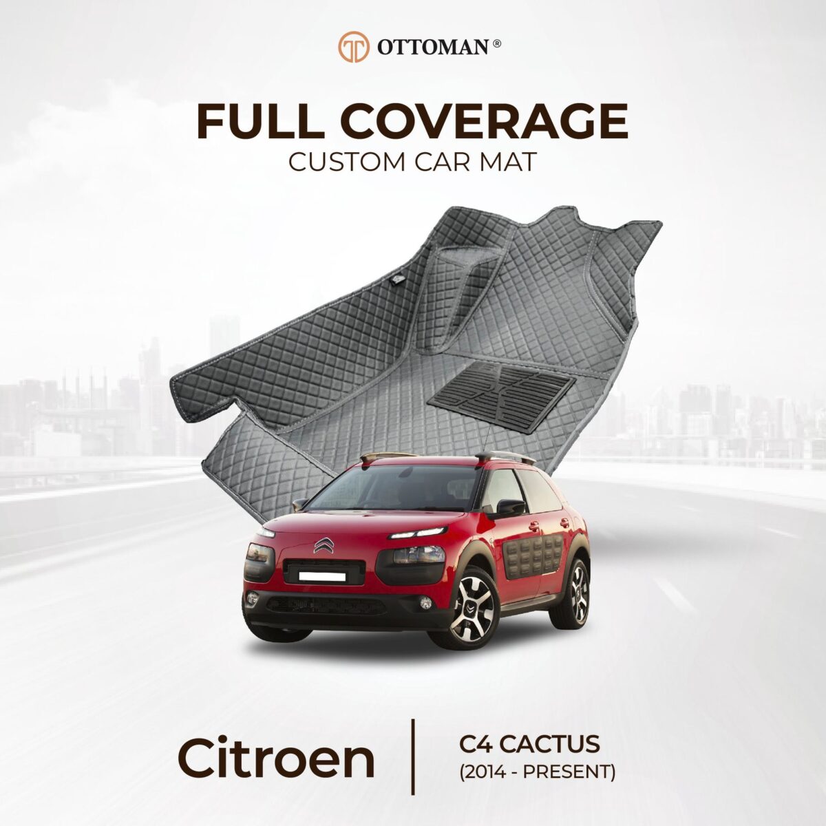 Citroen C4 Cactus (2014-Present) Ottoman Car Mat - Image 1