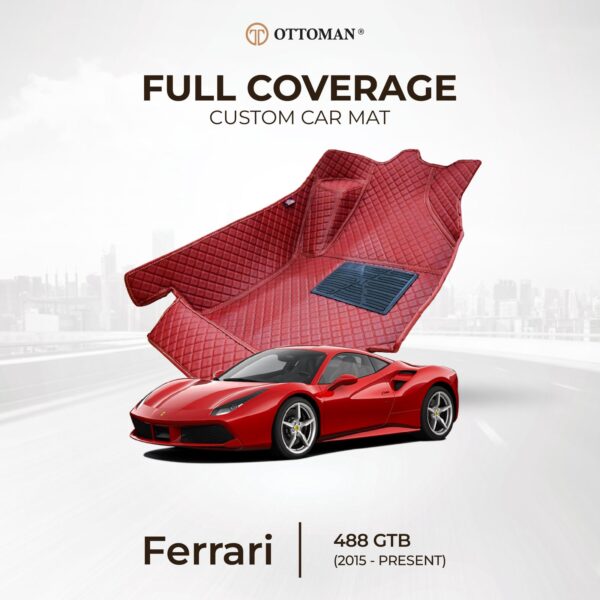 Ferrari 488 GTB (2015-Present) Ottoman Car Mat